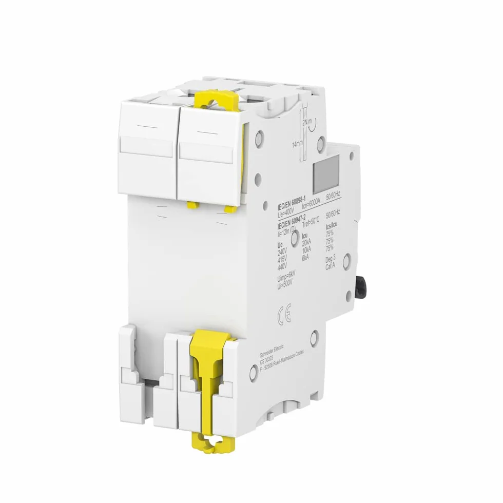 Schneider Electric A9F75220 Interruptor Automático Magnetotérmico Ic60N, 2P, 20A, Curva D
