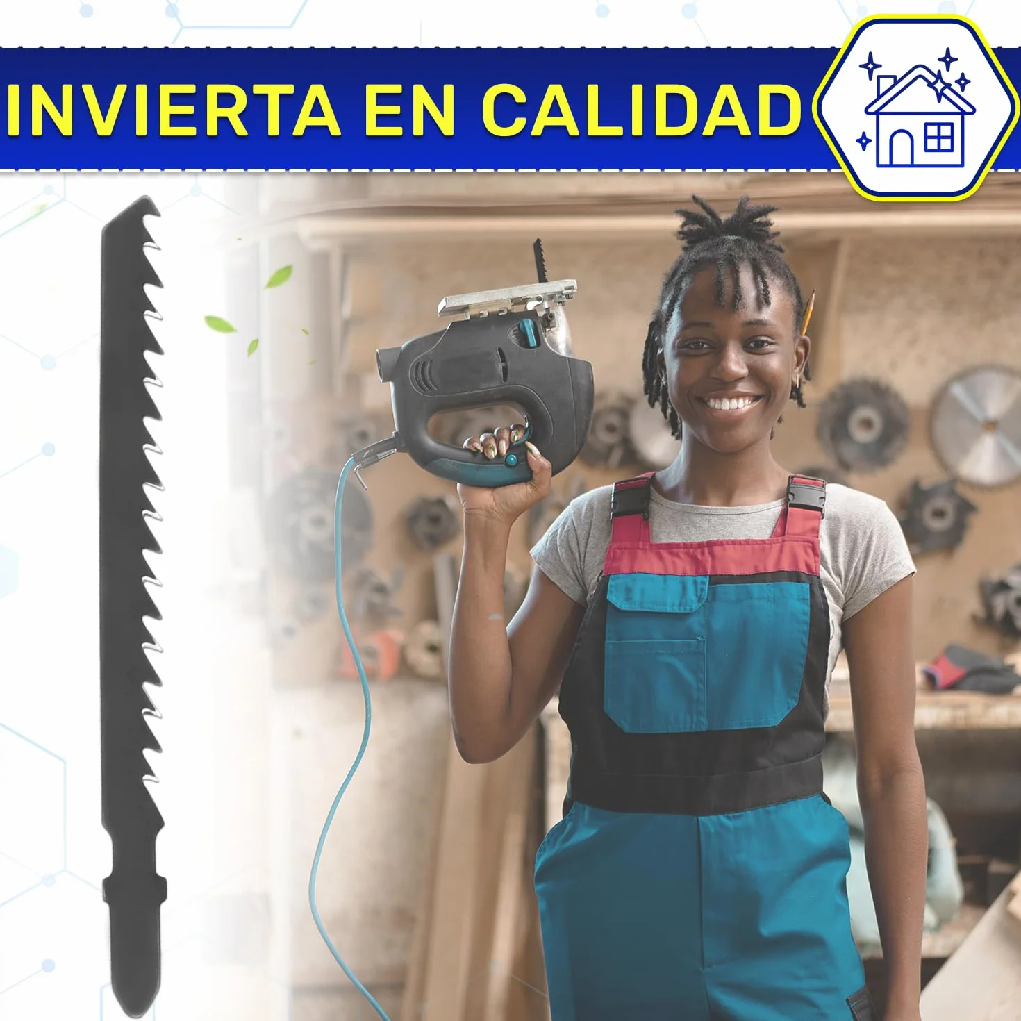 MONTERAL Hojas Sierra de Calar 100 mm 6 TPI Acero Templado SK5 25 Piezas