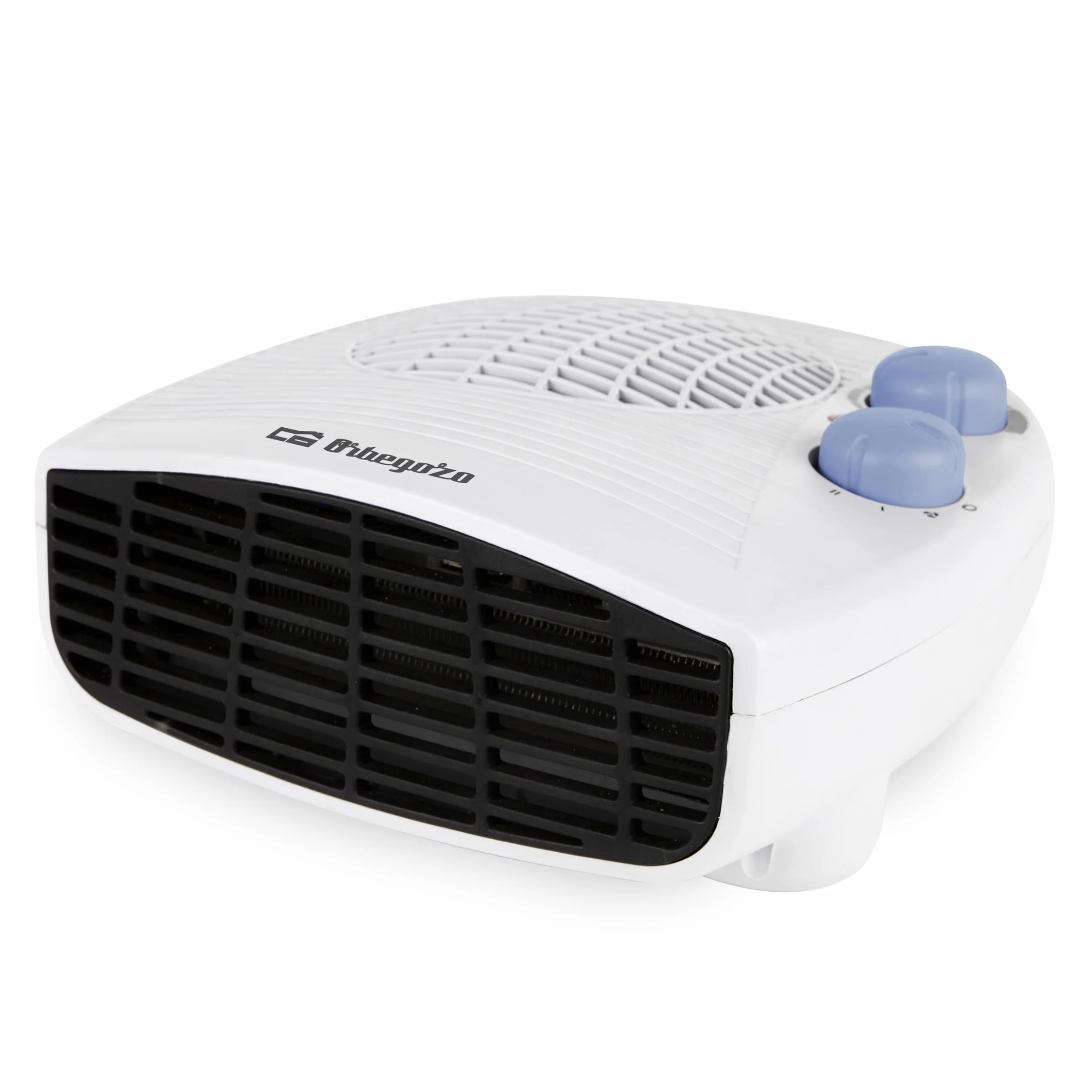 Orbegozo FH 5127, Calefactor bajo consumo, 2000 W, control ajustable de la temperatura mediante termostato, protección contra sobrecalentamiento, luz indicadora encendido, color blanco