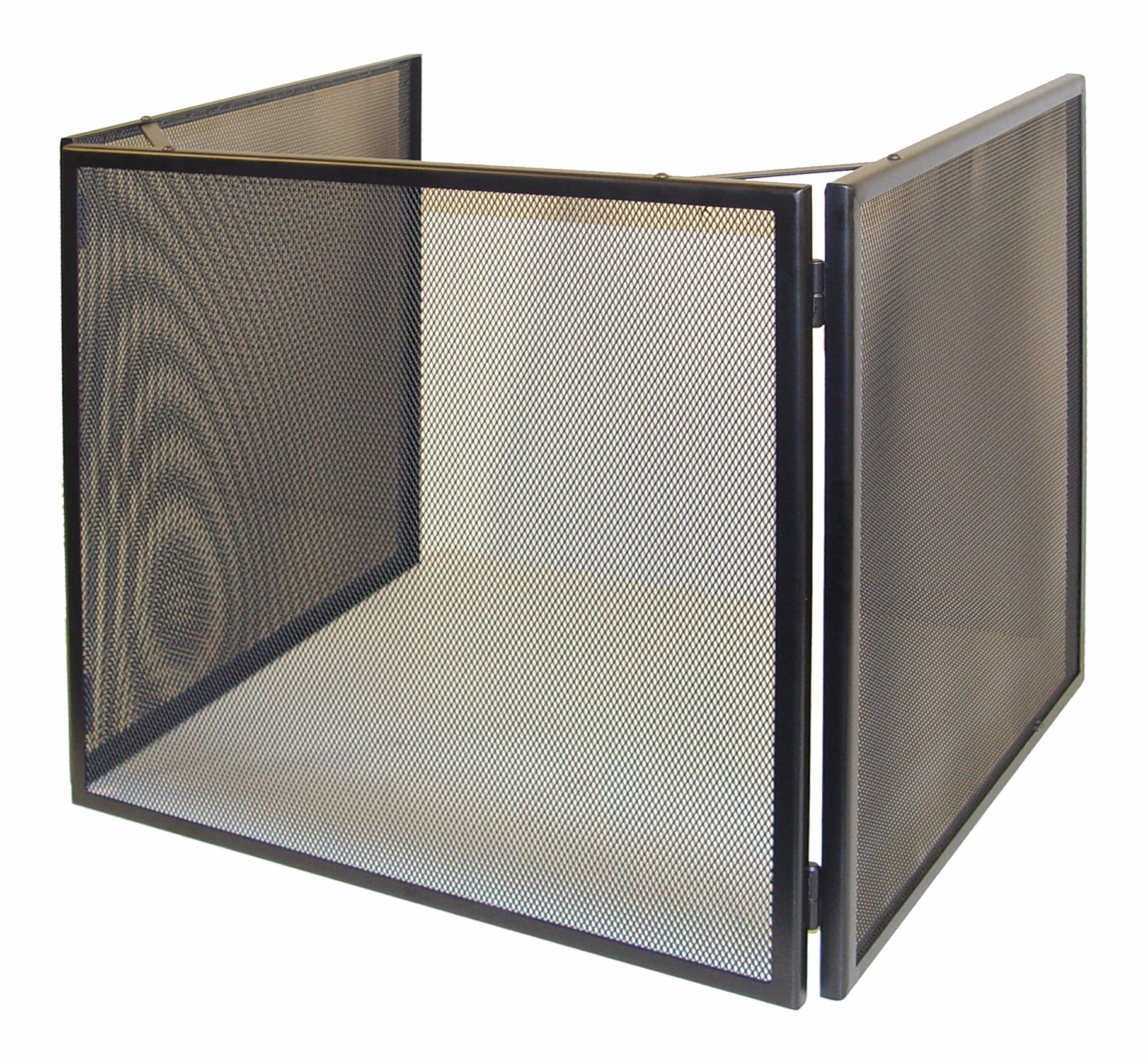 Imex El Zorro – Protector Estufa Pellet | 67x60x71 cm | Estructura Metálica de Tres Cuerpos Resistente al Calor | Ideal para Proteger Niños, Mascotas y Evitar Chispas