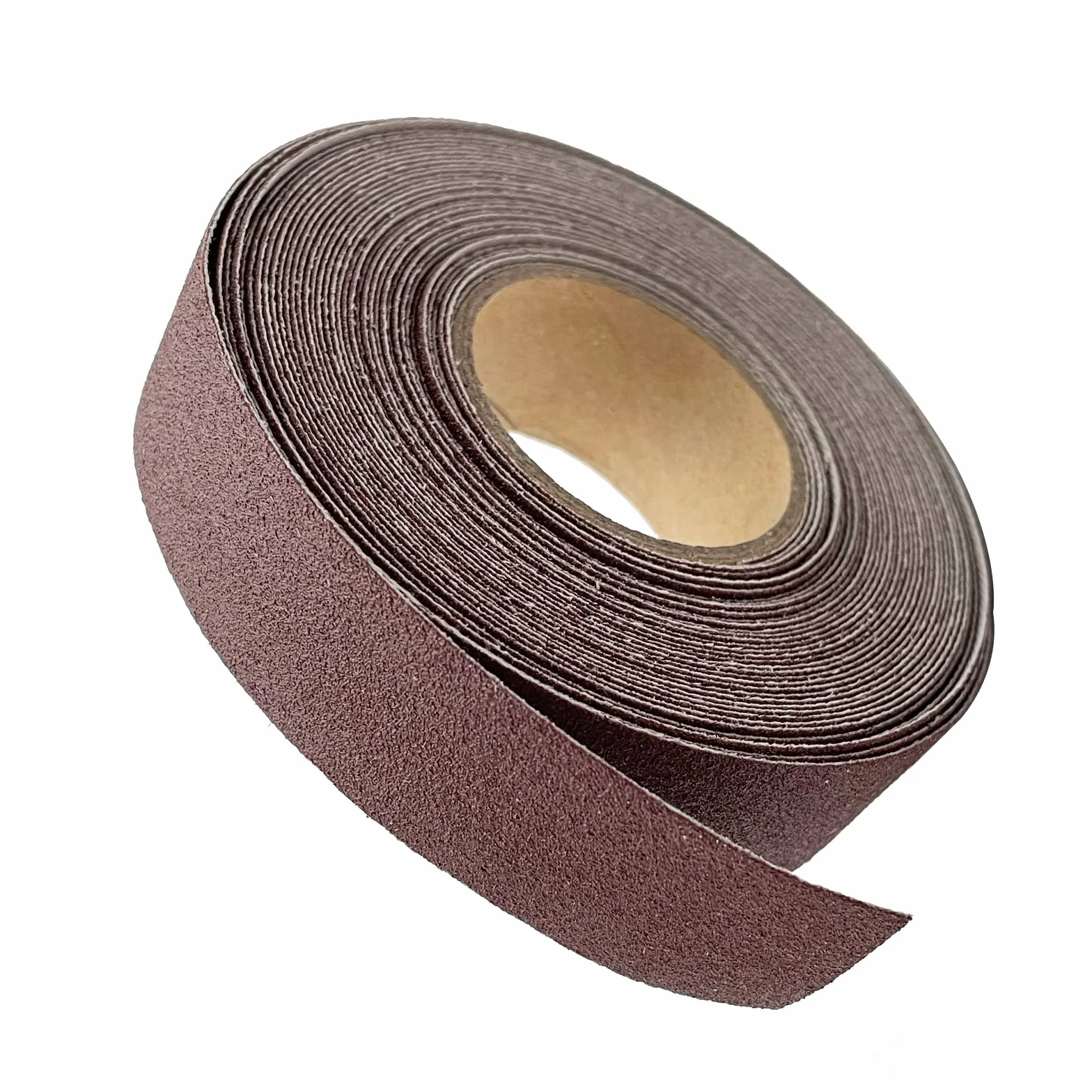 120 Grit Sandpaper Roll Emery Cloth Roll 2.5cmx8m Aluminium Oxide Abrasive Sandpaper Roll for Wood Finishing Furniture Metal Sanding Automotive Polishing