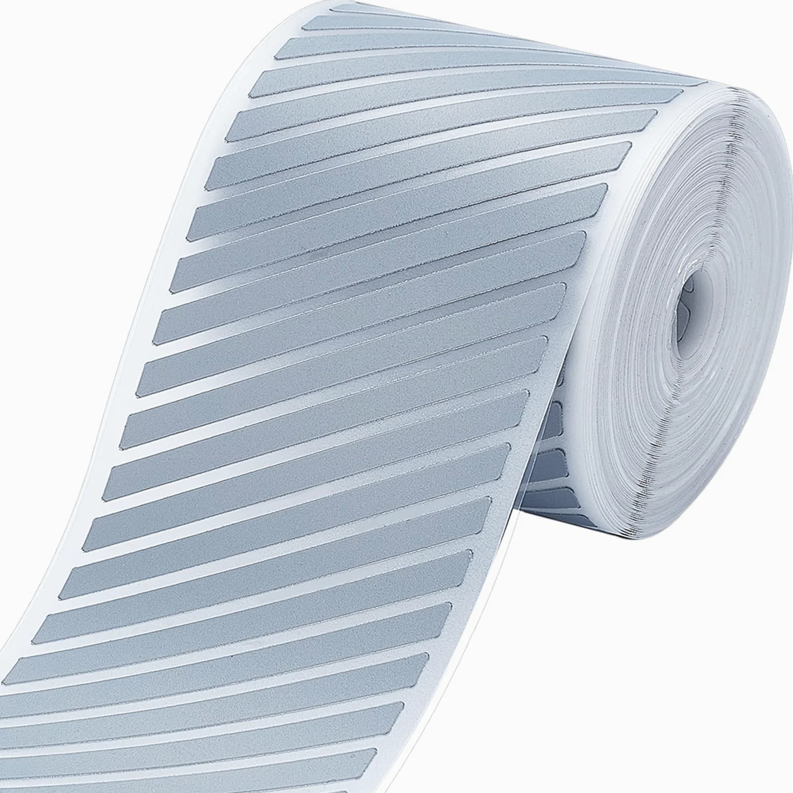 GORGECRAFT - Cinta Reflectante Plateada de 2" X 33 pie para Planchar con Calor En Transferencias, Alta Visibilidad, Advertencia de Seguridad, Película de Vinilo, Parches de Tela para Camiseta, Bolsa