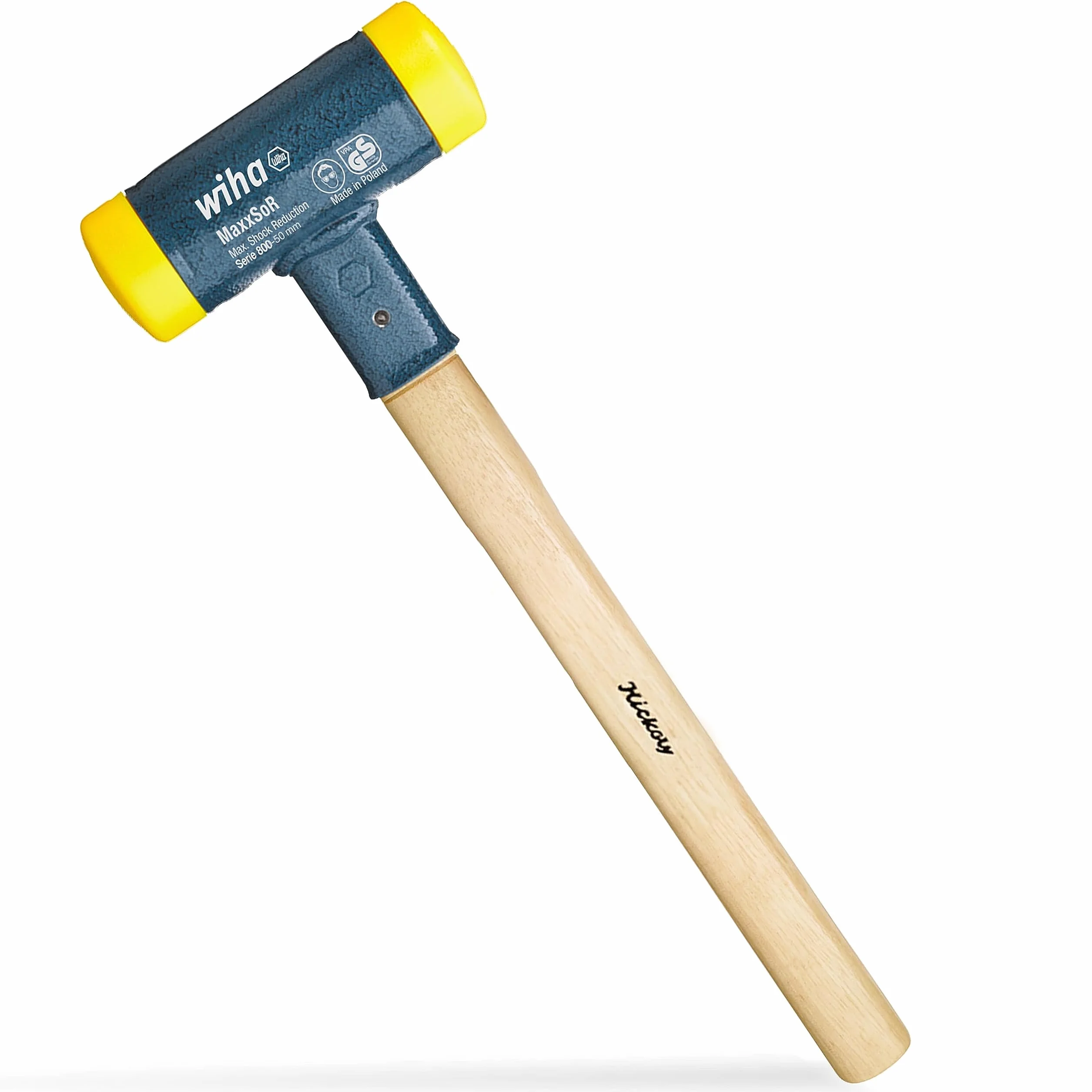 WIHA 02097 - Martillo de cara blanda sin contragolpe 800 50 mm Ref. 80050