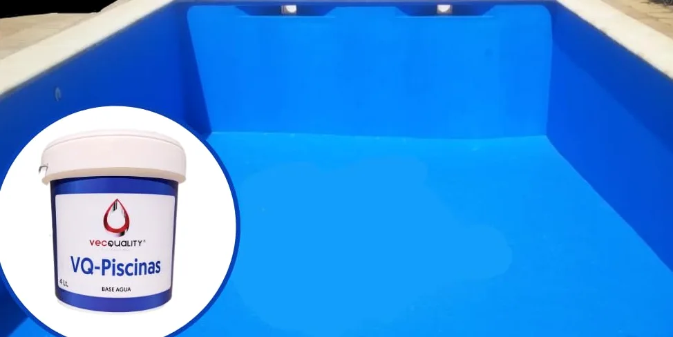 Pintura Piscina Al Agua 4 Litros RESISTENTE a Productos Químicos y Rayos UV (Azul Intenso)