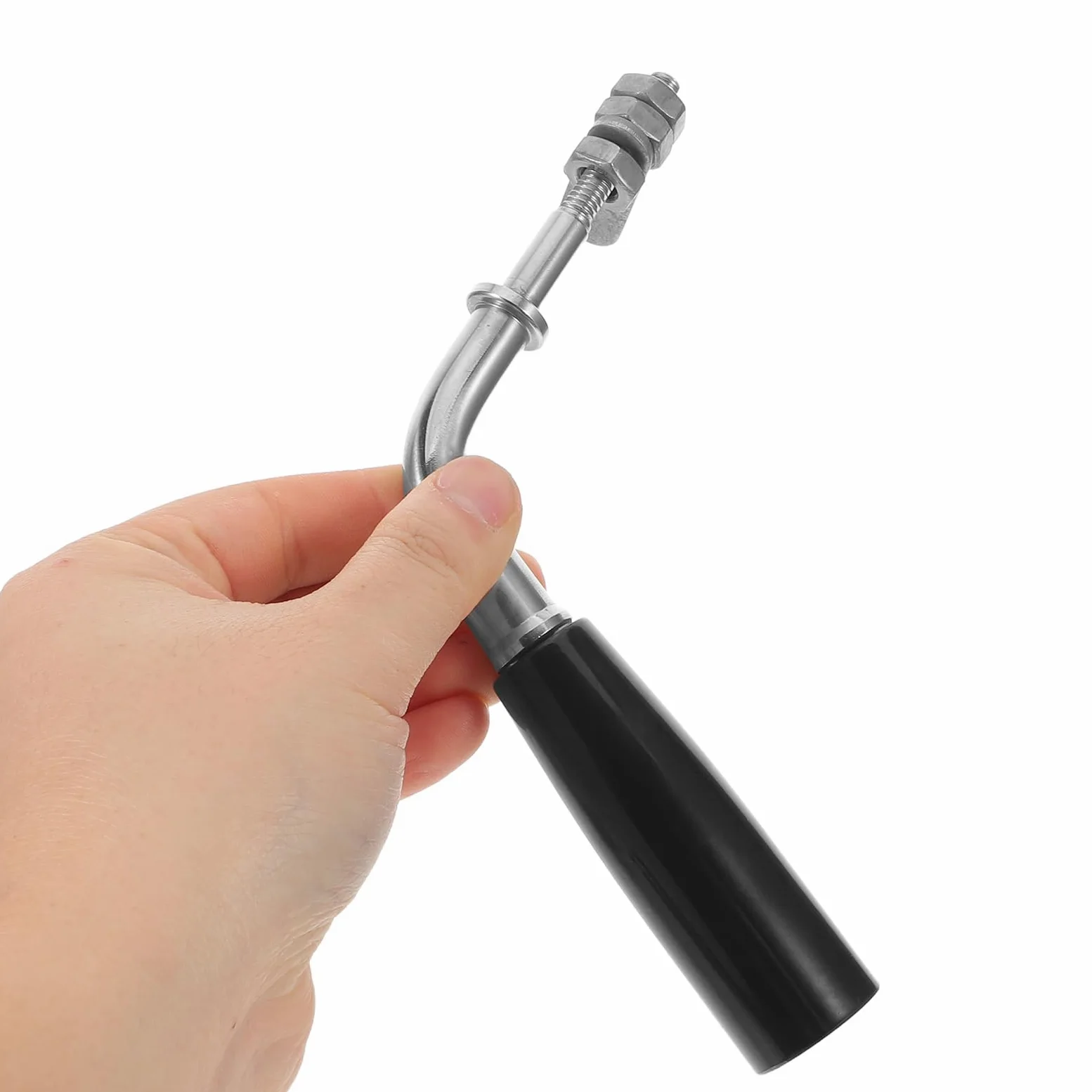Manija de Puerta de Chimenea Resistente al Calor 16x10x2.5 Cm Metálica Antideslizante para Estufa de Leña, Horno, Caldera y Fogata – Accesorio para Repuesto de Hogar