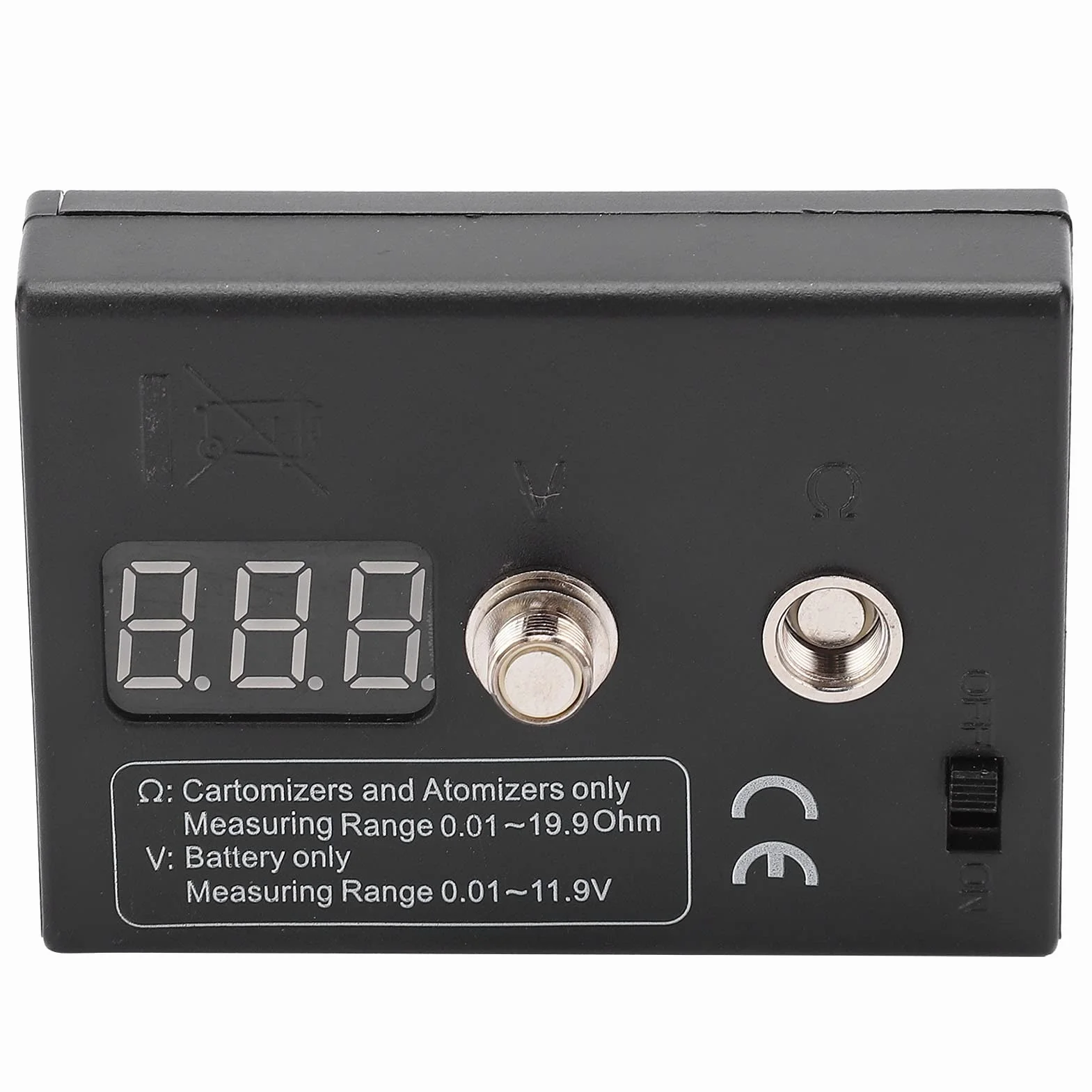 Probador de Resistencia de Bobina Digital, Medidor OHM 0.01-20Ω 3V