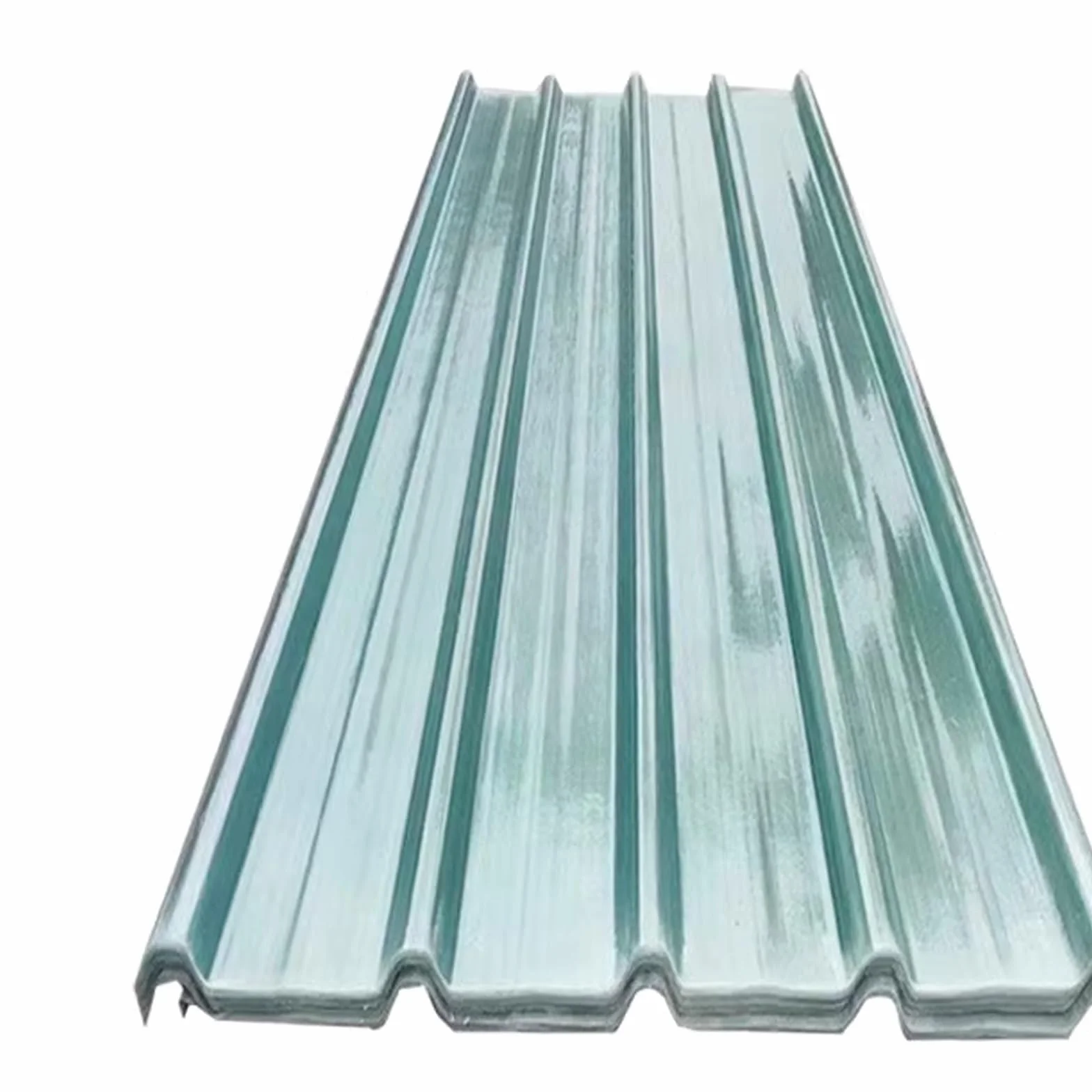 Placa de Iluminación Natural de Fibra de Vidrio de 1mm,Panel para Tejado Aislantes del Calor,Paneles para Tejado Transparente,Panel de Revestimiento Trapezoidal Ondulada (0.9x1.6m/35x63in,1 pcs)