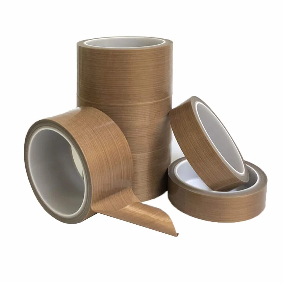 Cinta adhesiva de alta temperatura, 42 mm x 10 m, cinta de teflón resistente al calor de -70 ℃ a 260 ℃ para selladores de pulso manual al vacío (paquete de 1)