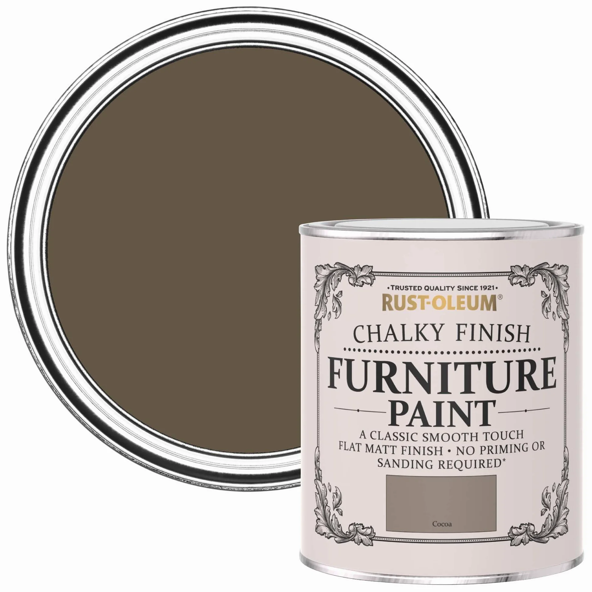Rust-Oleum RO0070008G1 - Pintura De Chalky Finalizar Muebles - Cacao - 750Ml