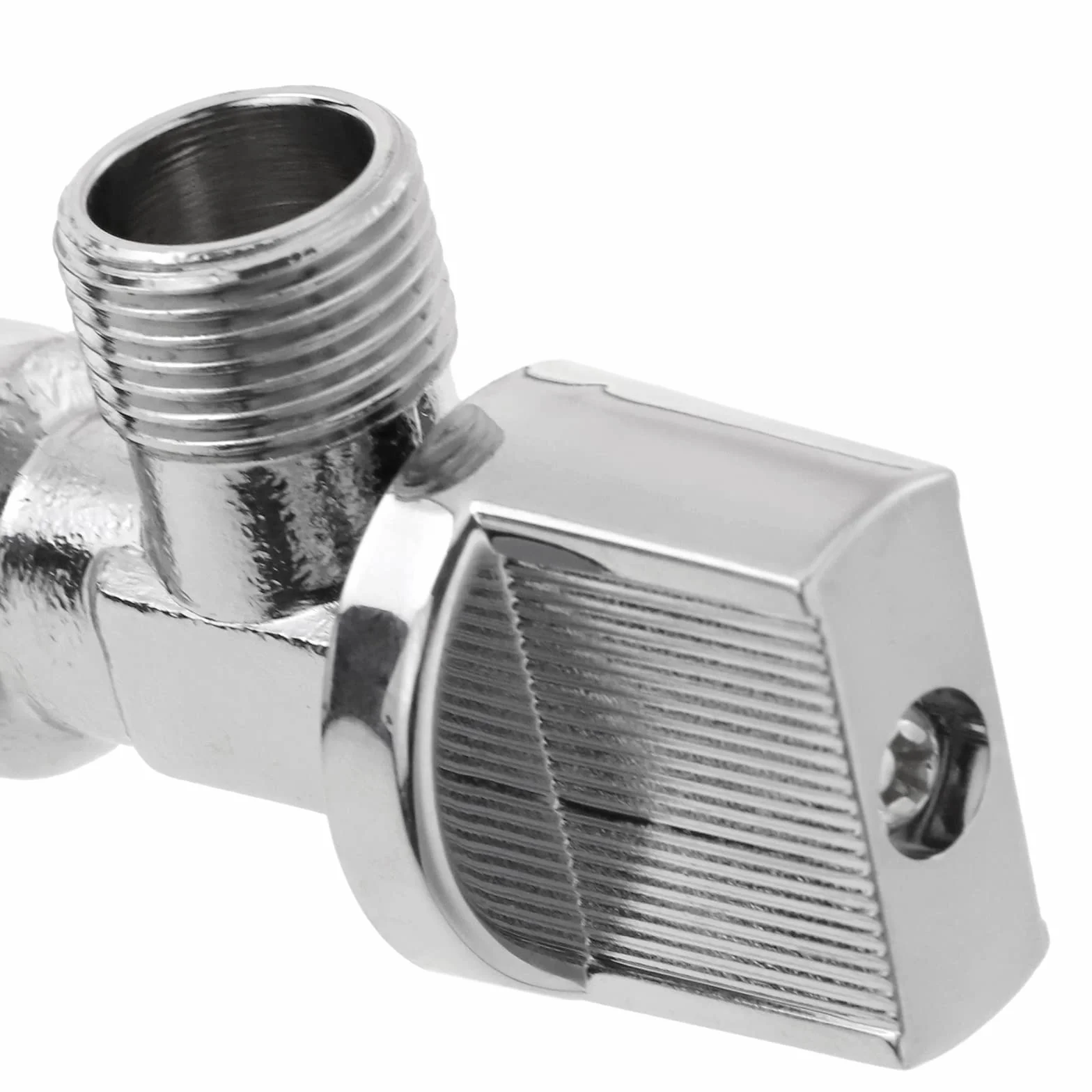 PrimeMatik Llave de Paso Cisterna en escuadra 1/2"-3/8" teflón antical