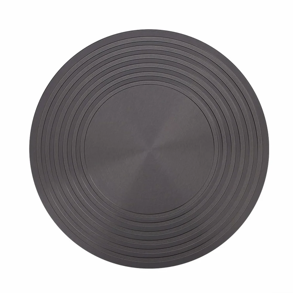 Placa separadora de calor para estufa de gas con aluminio grueso de 4 mm y 6 mm, diseño antideslizante de doble cara para evitar que la olla se deslice y mejorar la uniformidad del calor (J)