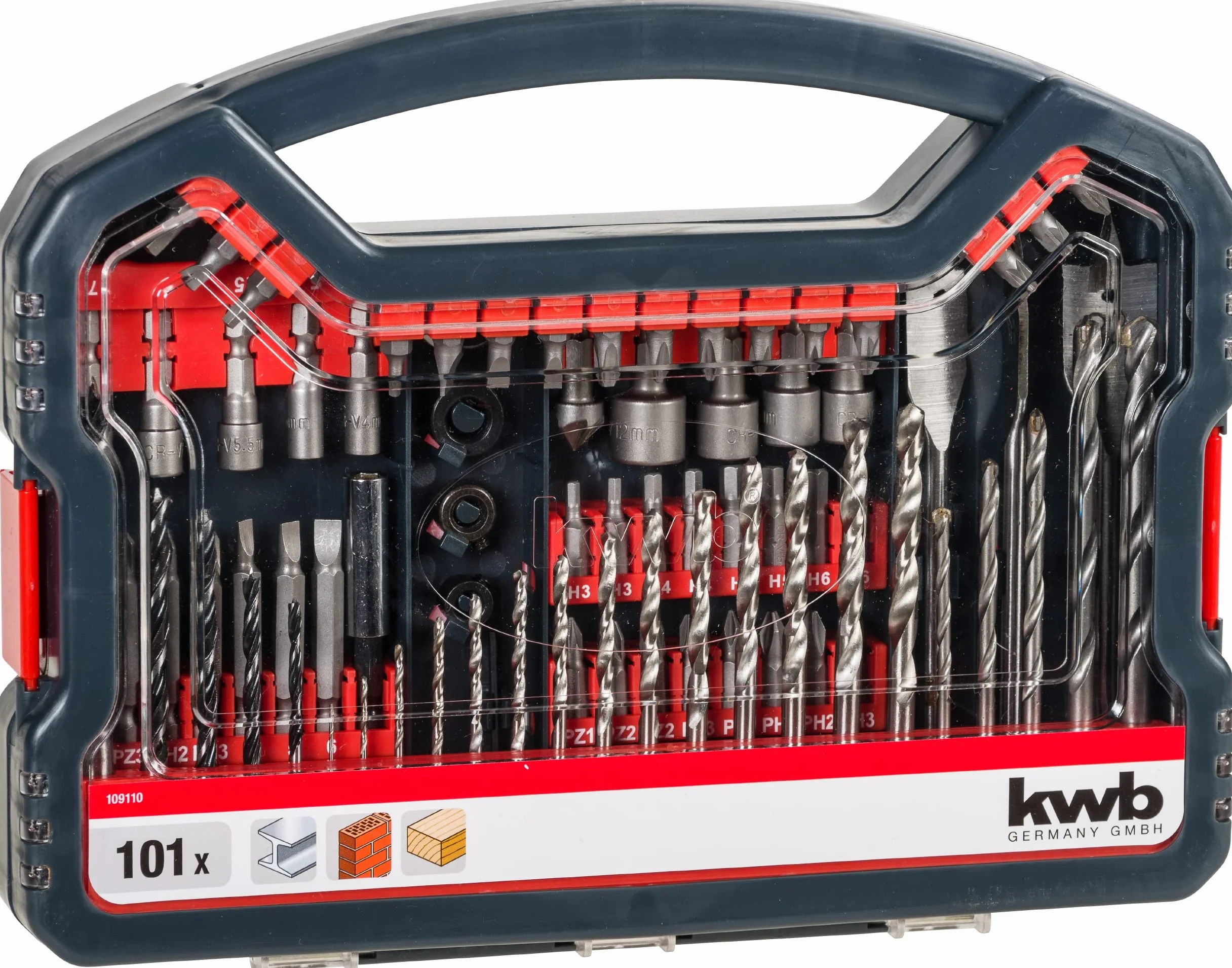 KWB 49109110 - Set 101 piezas de brocas y puntas