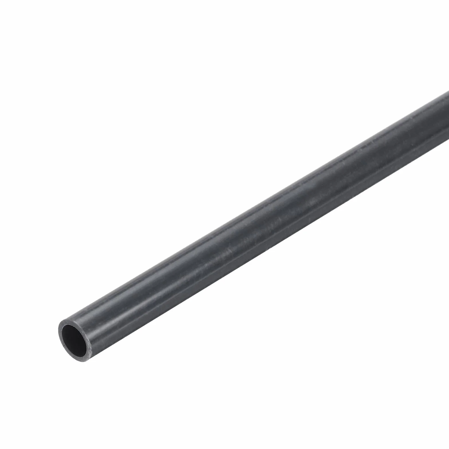 QUARKZMAN 30cm Tubo Rígido PVC 6x8mm ID*OD Alto Impacto Acuario Tubería Agua Piscina Riego Fontanería Gris Oscuro 2pcs