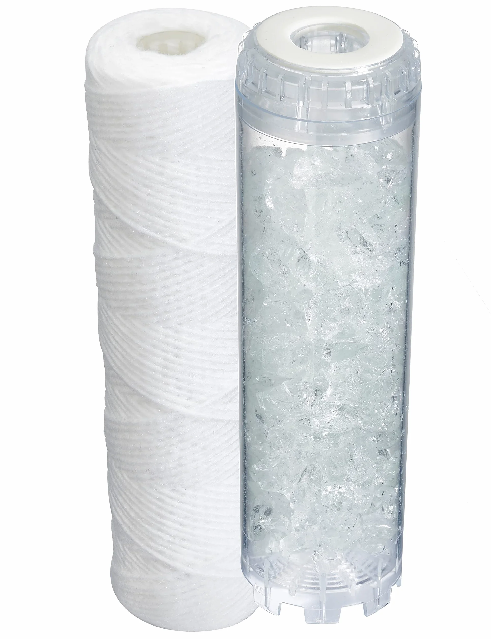 Kit de Cartucho Antical de Polifosfato + Cartucho Antimpurezas | Protección Completa para el Agua | Eficacia 12 Meses | Fácil Reemplazo | ORIA