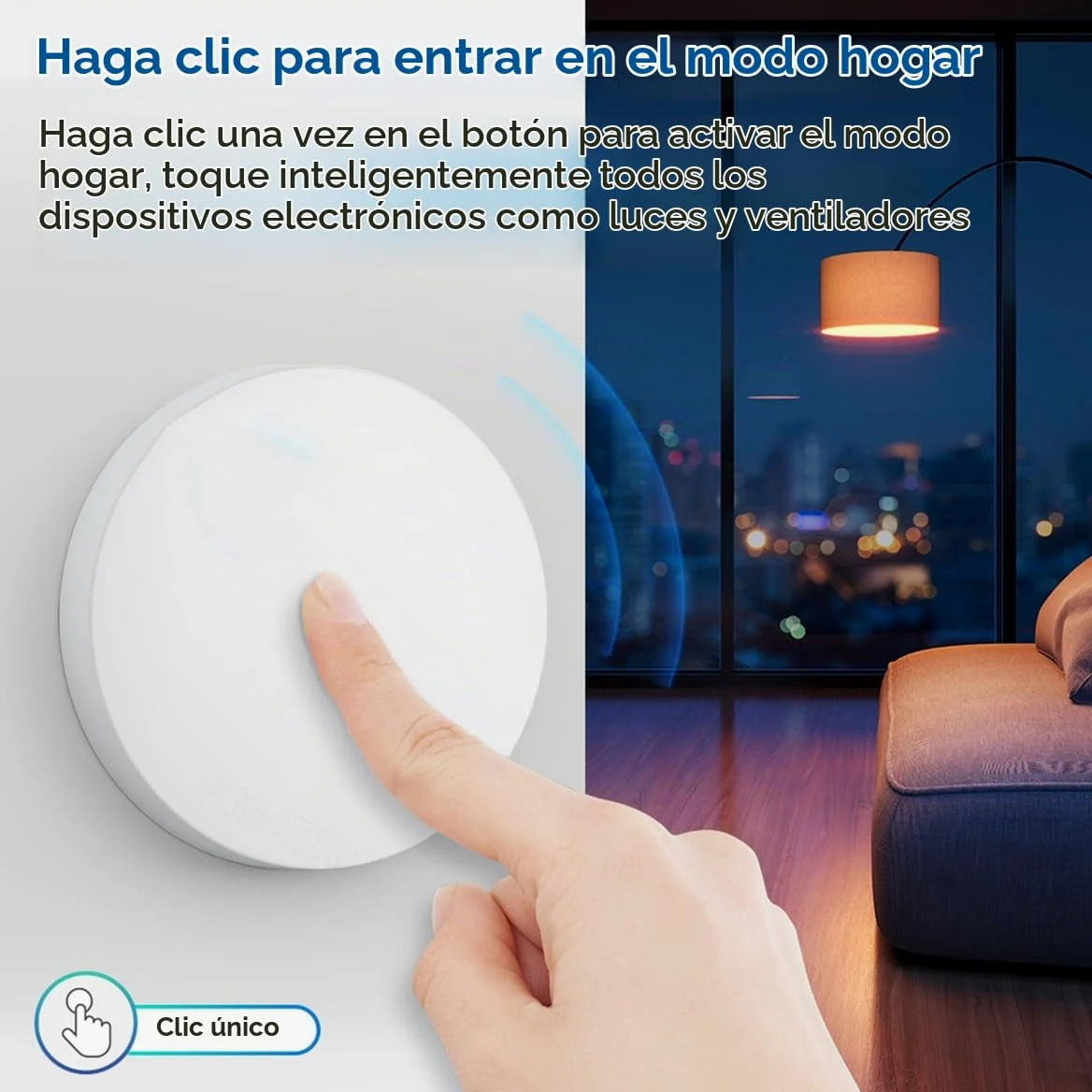 Interruptor inalámbrico Zigbee Control de 3 vías Interruptor mini con botón Zigbee para dispositivos domésticos inteligentes, compatible con la aplicación Tuya, paquete de 2