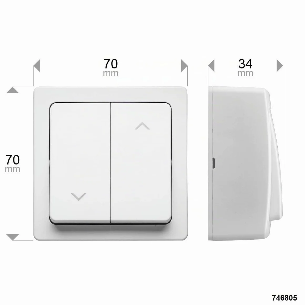 Blok Mando Persianas Blanco
