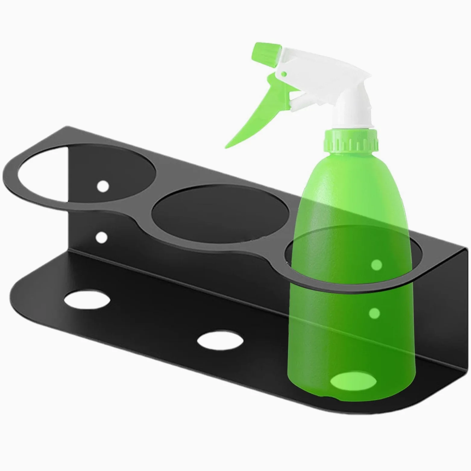 Soporte de pared para botellas de aerosol, soporte de acero para latas de aerosol para el hogar, soporte de pared para latas de aerosol de acero | Estante de botella de spray de pintura para