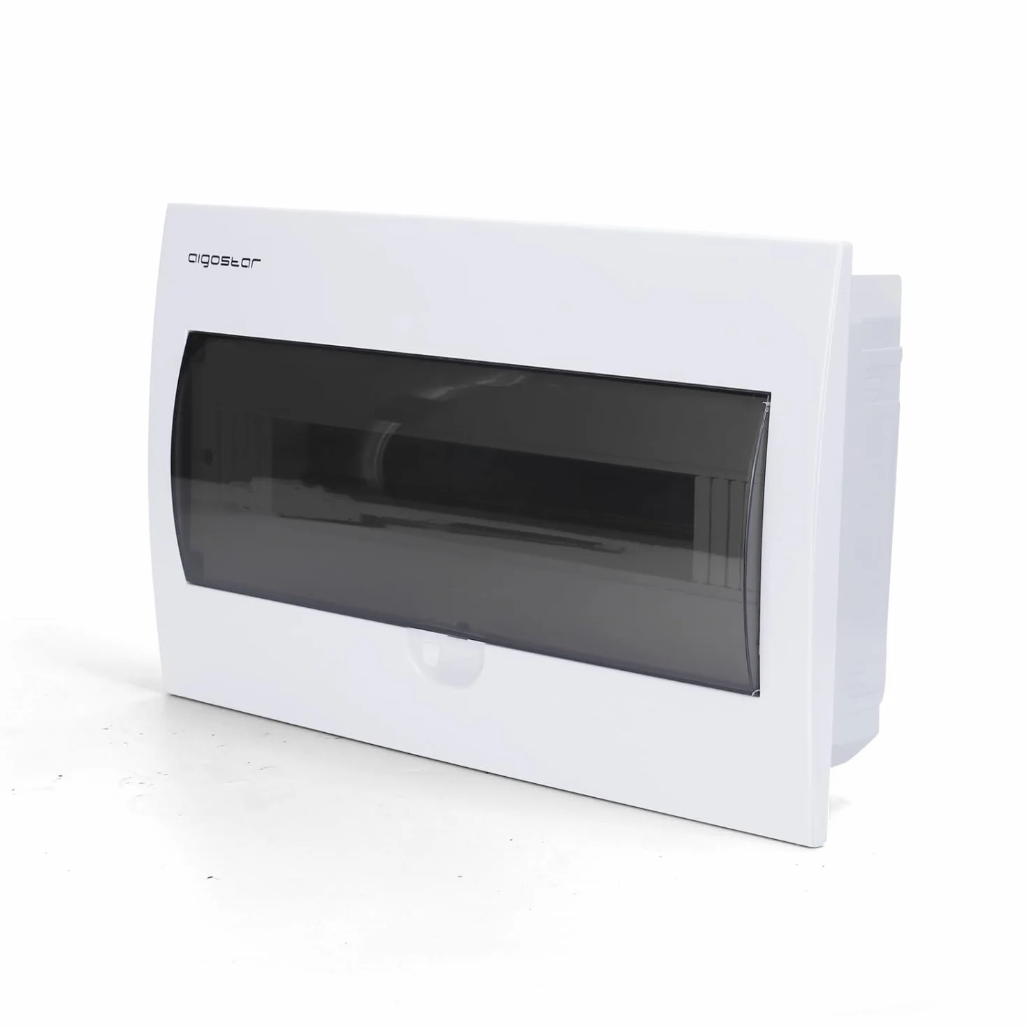 Aigostar Caja de Distribución Eléctrica Para Empotrar con Puerta Para 18 Módulos, 1 Unidad, Blanco