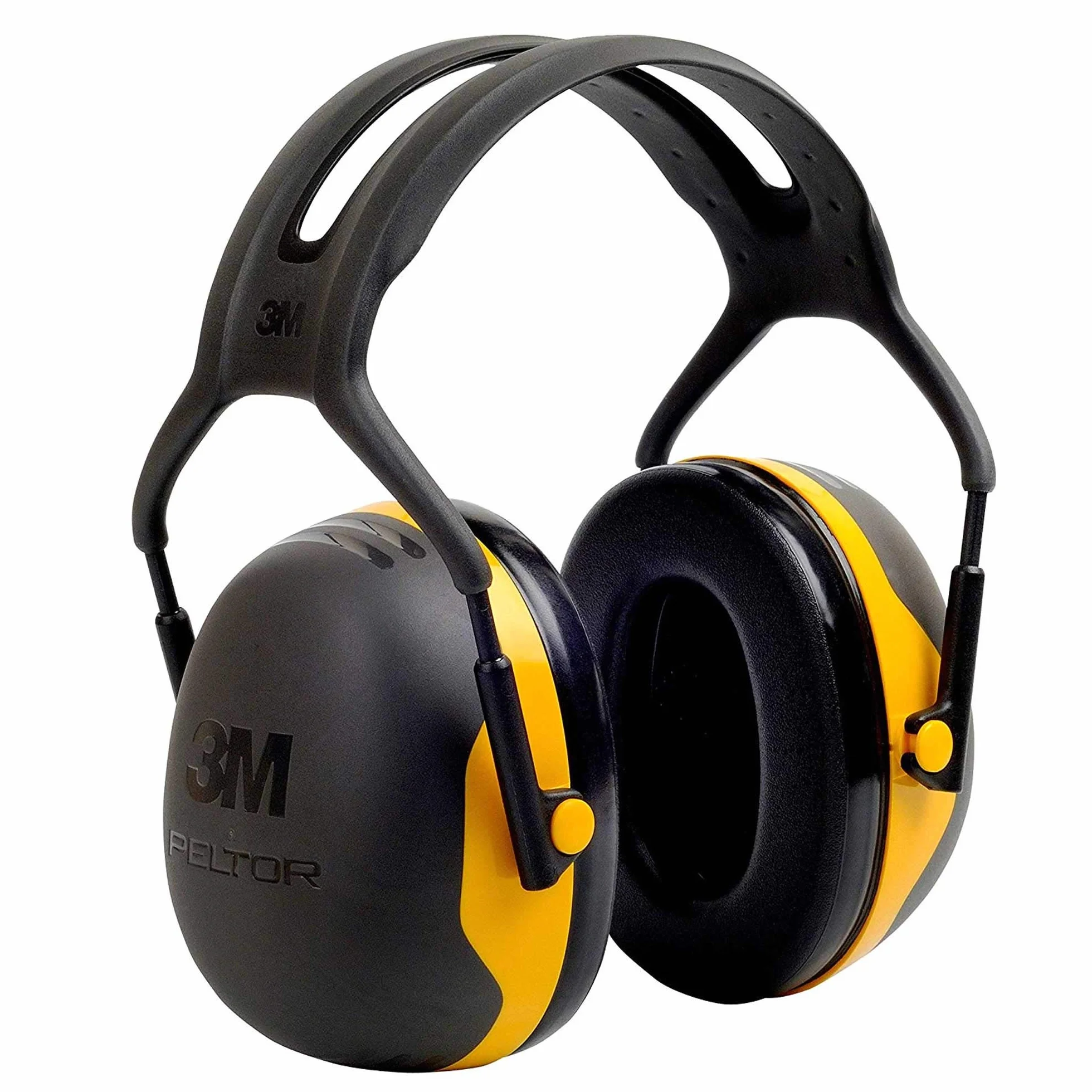 3M Peltor Orejeras X2, protector auditivo, protección auditiva contra niveles de ruido comprendidos entre 94 y 105 dB (SNR: 31dB), p. ej., herramientas eléctricas, paquete de 1,Unisex, Negro/Amarillo