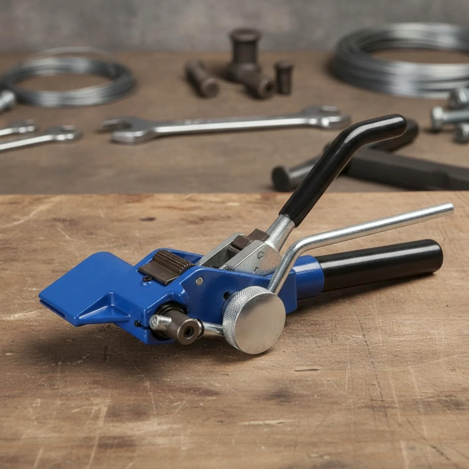 Abrazadera de Fijación Manual Herramienta Tensionadora Tensador Alicate para Cinta de Abrazadera con Diseño Compacto Fácil de Maniobrar Adecuada para