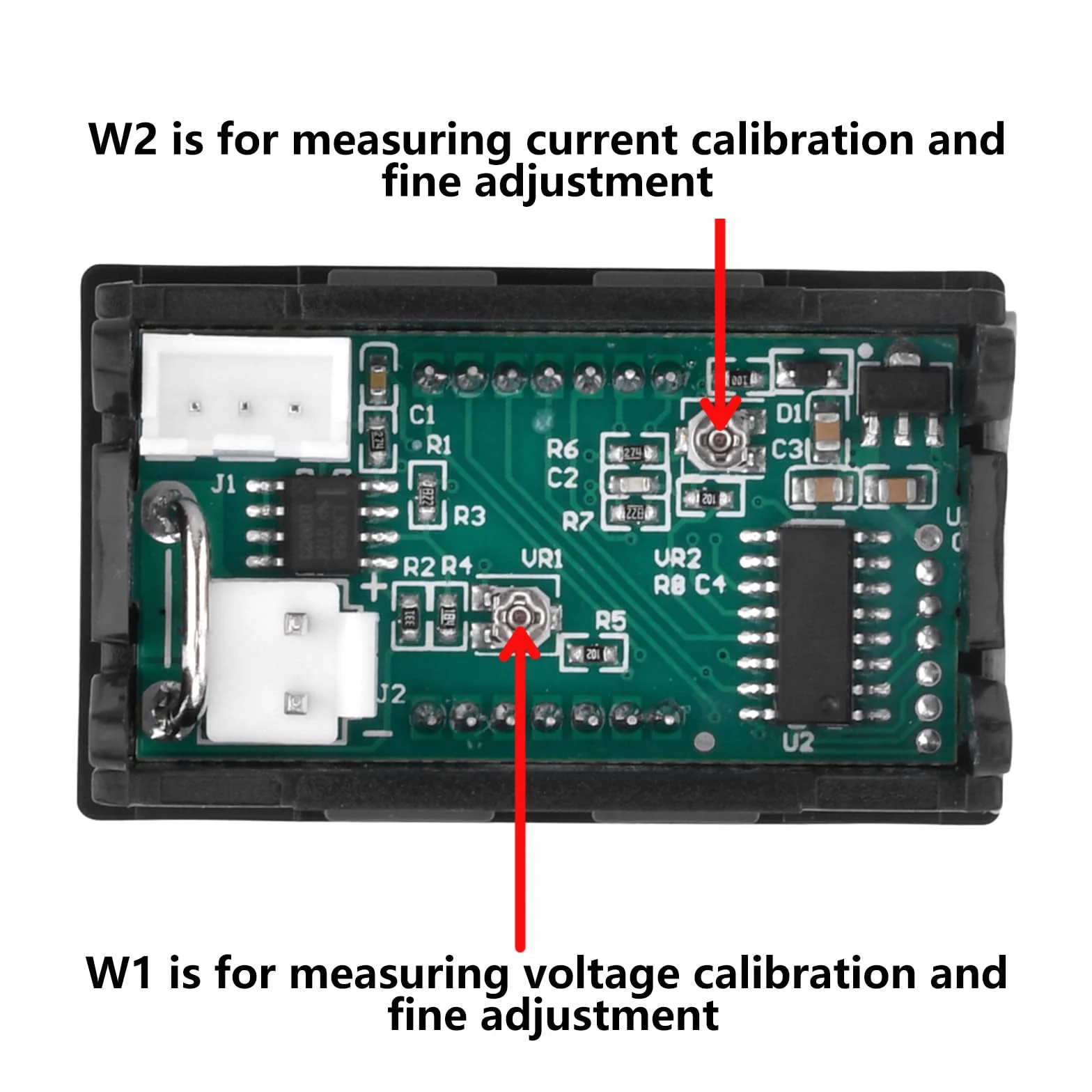 2 piezas 0.28"LED Digital Voltímetro Amperímetro DC 0-100V 10A, Volt Amp 2in1 Tester para 12V / 24V Multímetro Amperaje Medidor Volt Amp Amper Panel