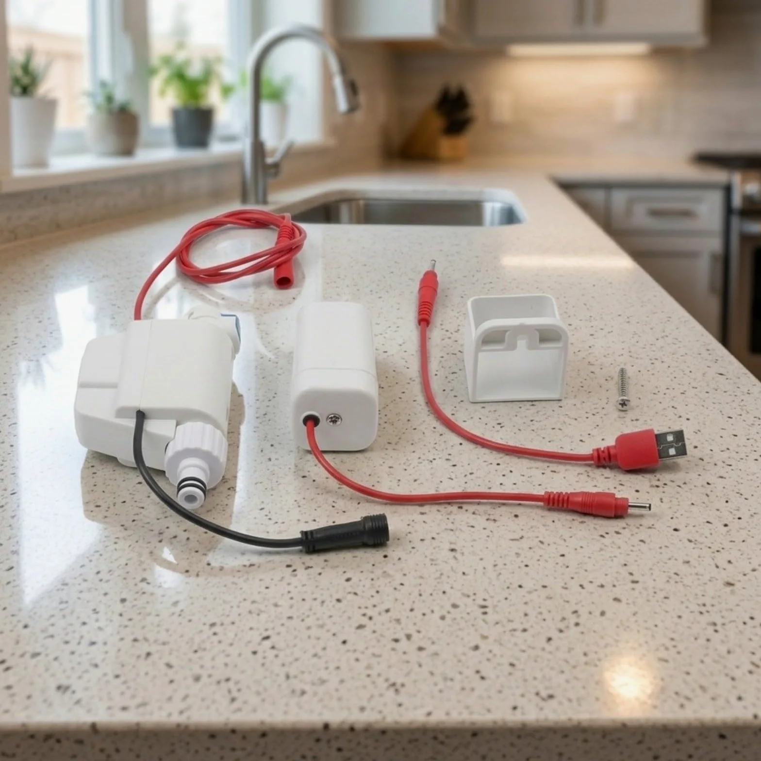 Grifo de sensor infrarrojo, grifo mezclador sin contacto, grifo de lavabo de baño con control de agua fría y caliente, activación automática del sensor, volante ergonómico antideslizante
