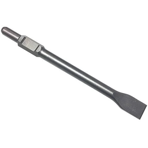 Juego de cinceles SDS HEX profesional de 2 piezas, 35 x 410 mm, cincel plano, cincel puntiagudo, vástago hexagonal de 30 mm, plano, puntiagudo, ancho para martillo de demolición