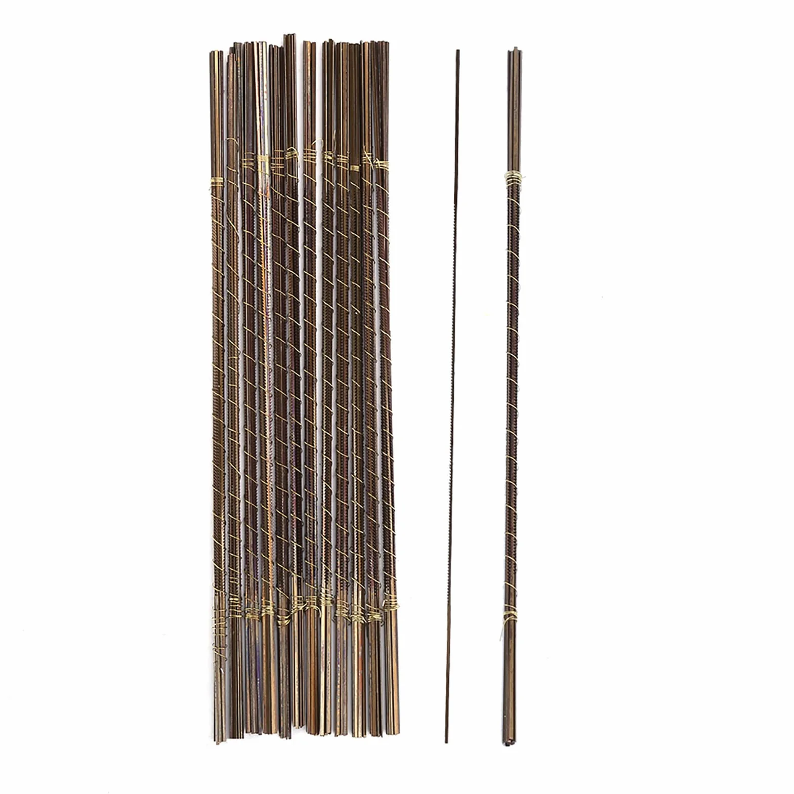 Hojas de Sierra de Calar de Corte Fino 144 uds, Dientes en Espiral, Alta Dureza para Joyería, Kit Profesional