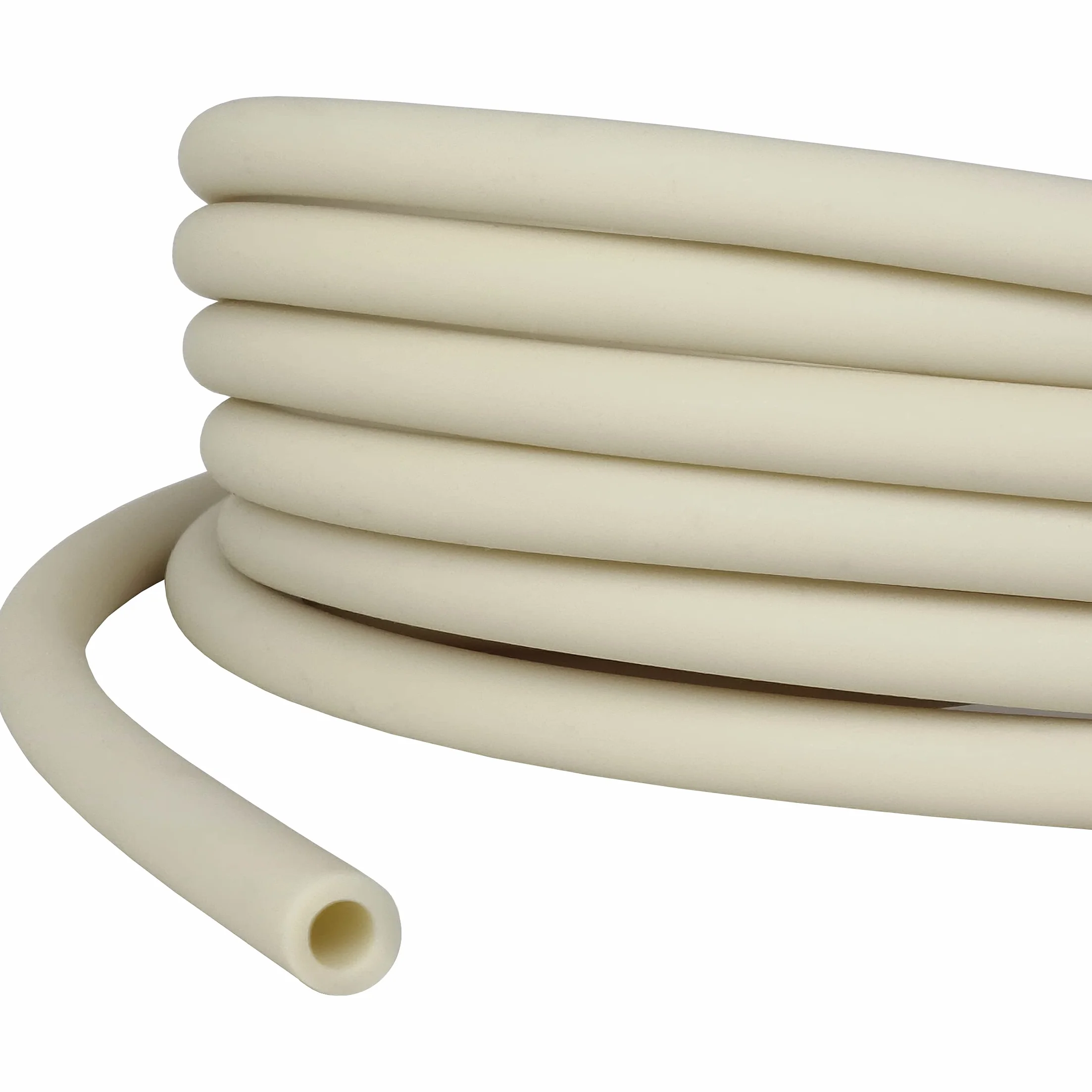 Tubo Santopreno recambio dosificador bomba peristáltica. Diámetro exterior 9,6 mm y diámetro interior 6,4 mm. Resistente a productos alcalinos, máxima durabilidad. 40 cm.