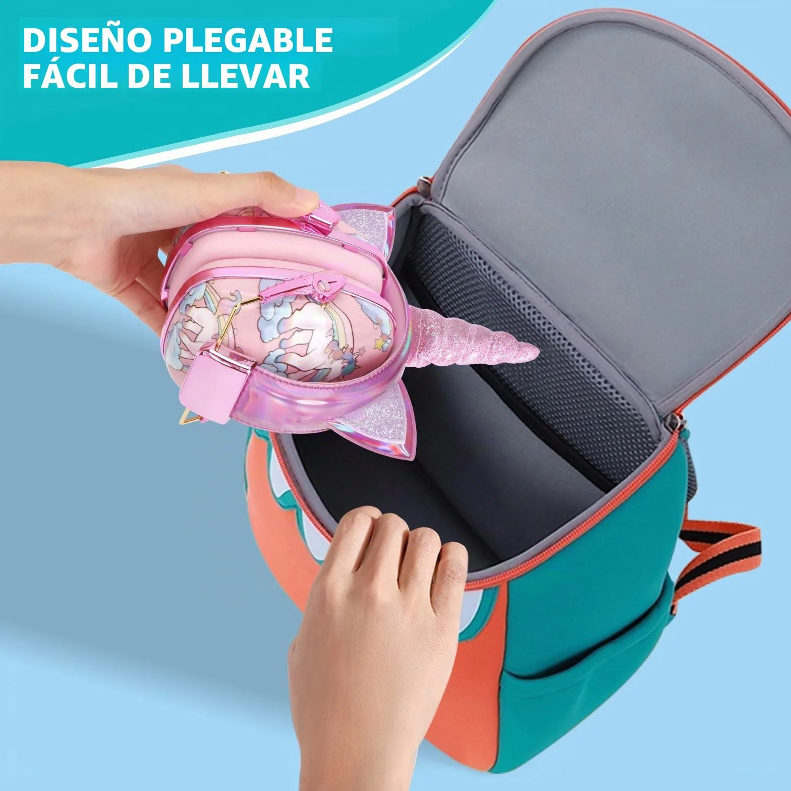 JYPS Cascos Antiruido Niños, Cascos Insonorizados Niños, Auriculares con Cancelación de Ruido Autismo, Bebe Orejeras de Protección Auditiva para Niña de 2+ Años, Bloquean el Ruido para Estudiar