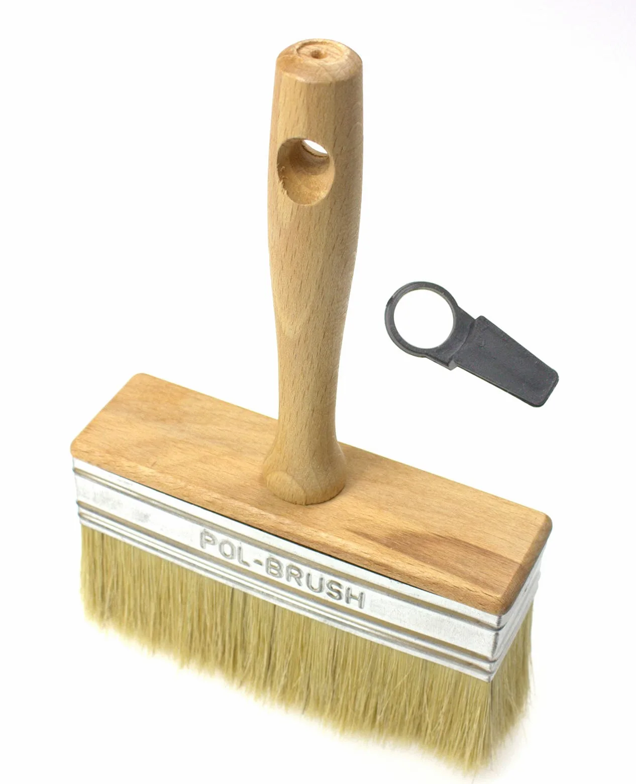 Cepillo de cerdas naturales para empapelado, pintura y vallas, Natural Bristle Hair, 50x150