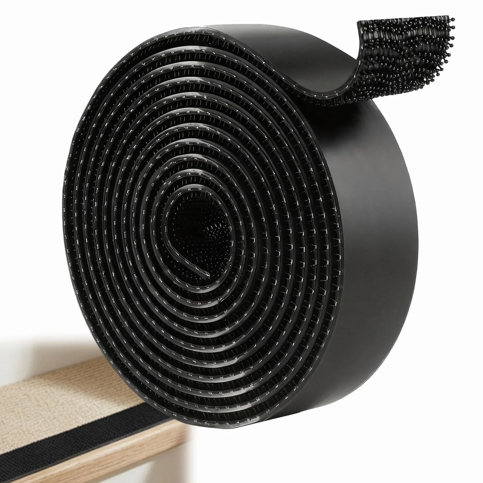 Dual Lock SJ3550 Double Thin Adhesive Tape Extra con Cierre Resellable con Forma de Hongo Entrelazado para Hogar,Alfombras,Coches,GoPros,Soportes,DIY,Oficinas,Cocinas,Dashcam (25,4 mm x 1 m)