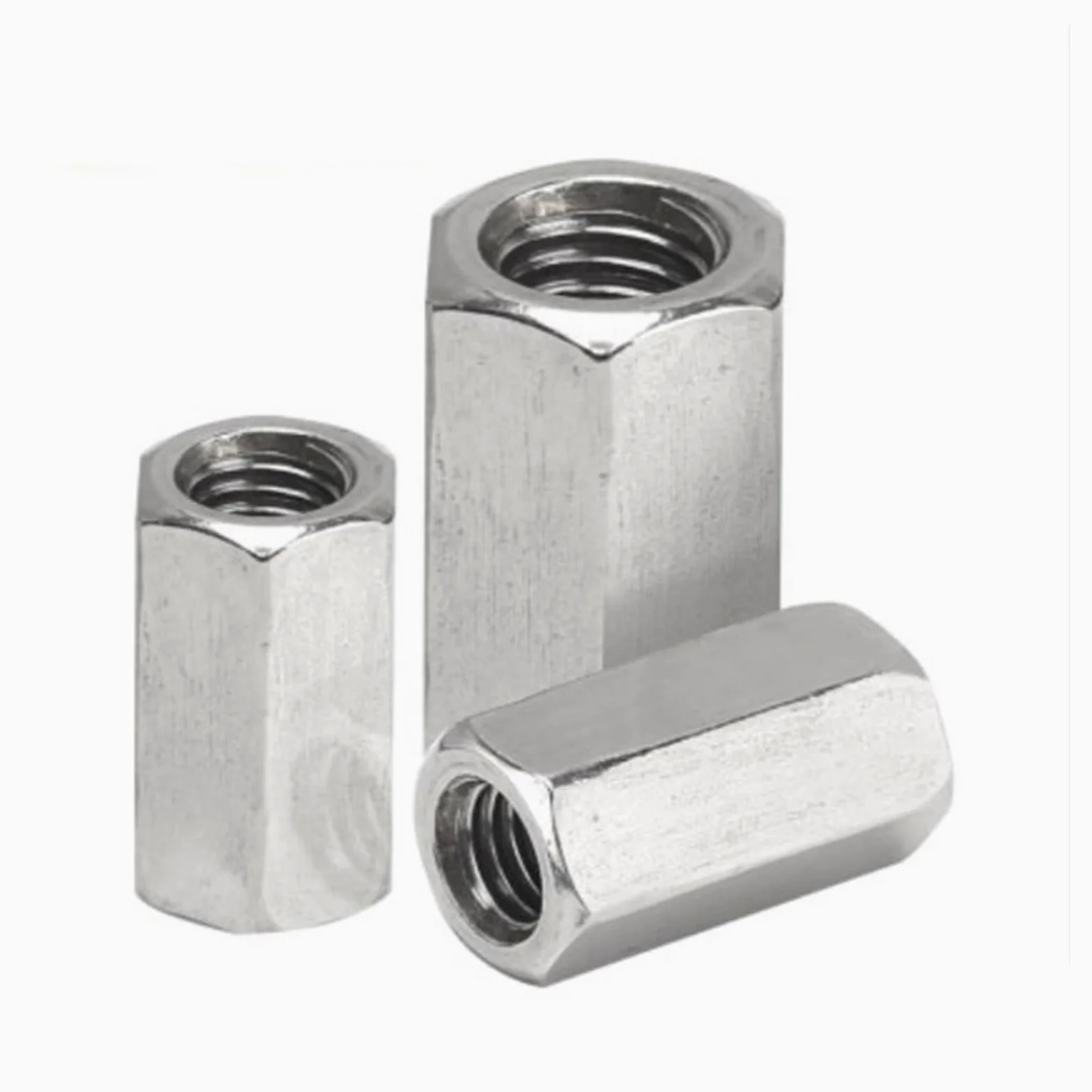1-10 Uds M3 M4 M5 M6 M8 M10 M12 hembra a hembra tuerca de acoplamiento espaciador hexagonal de acero inoxidable (Color : 10mm_M3 5PCS)
