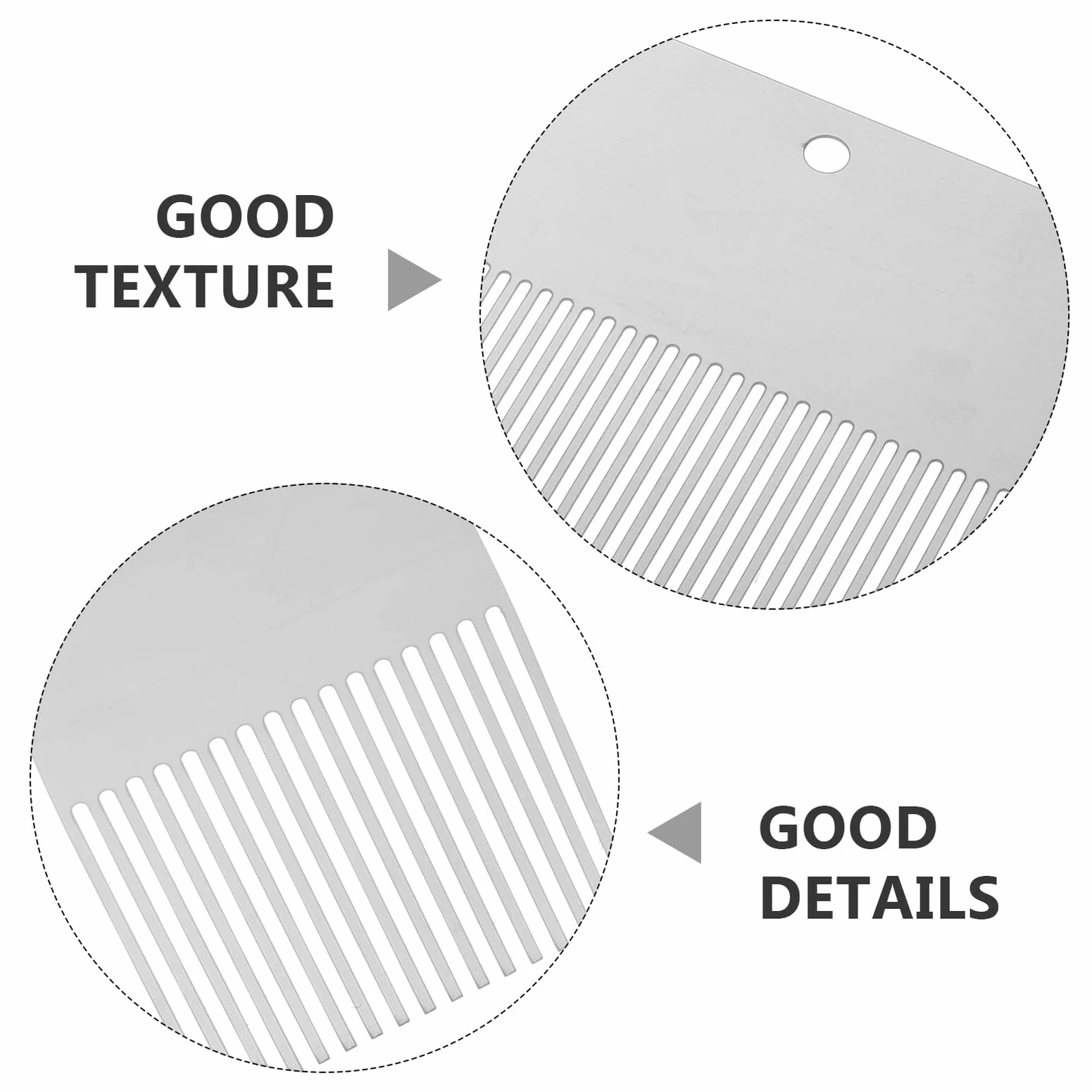 Peine de Hilera de Acero Inoxidable para Pintar Yeso 4 Piezas, Herramienta de Textura para Paredes y Proyectos DIY de Arte Texturizado