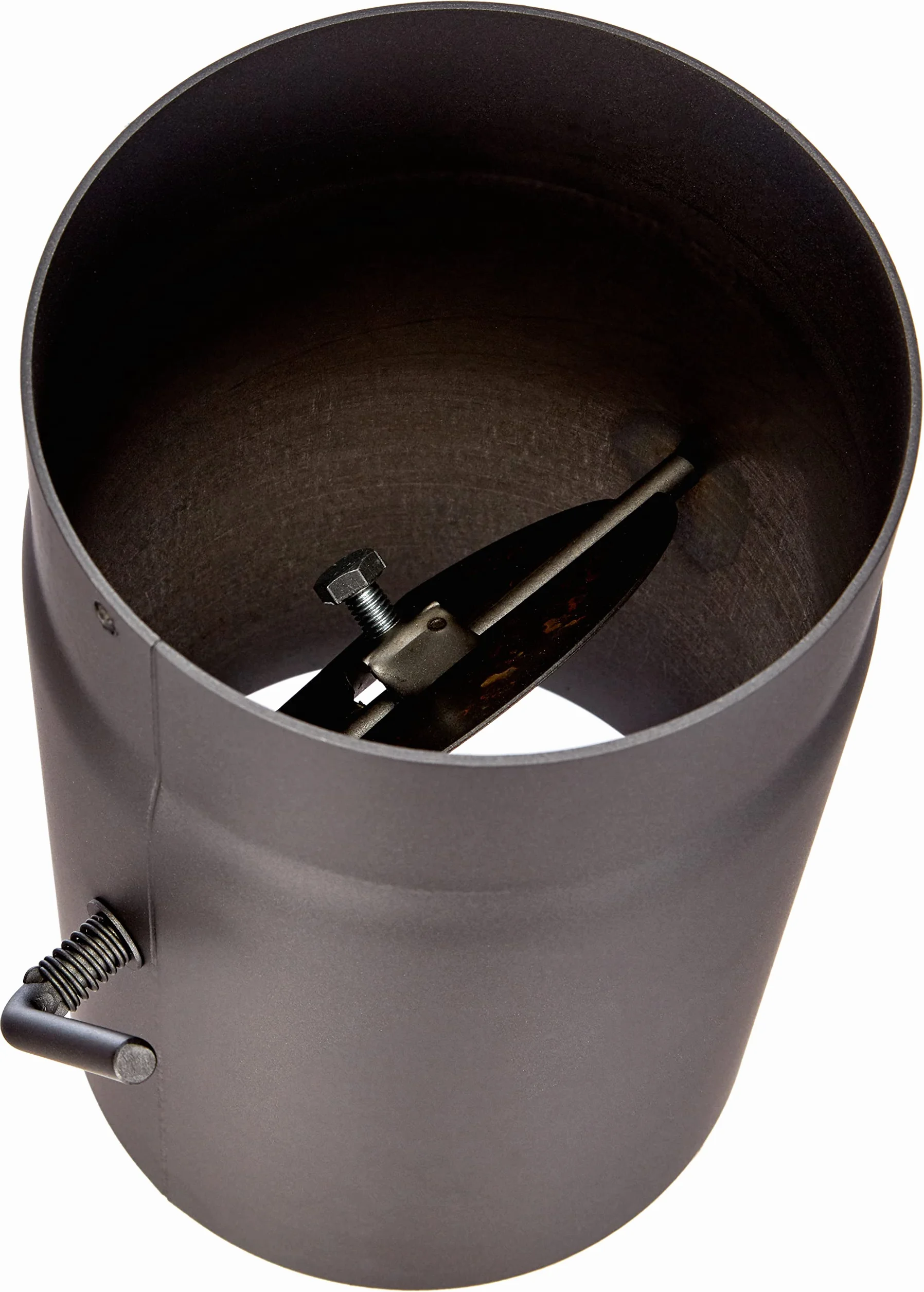 Kamino-Flam 331884 - Tubo con Válvula para Chimenea, Acero, Gris, 15 x 0,2 x 25 cm, 2 Unidades