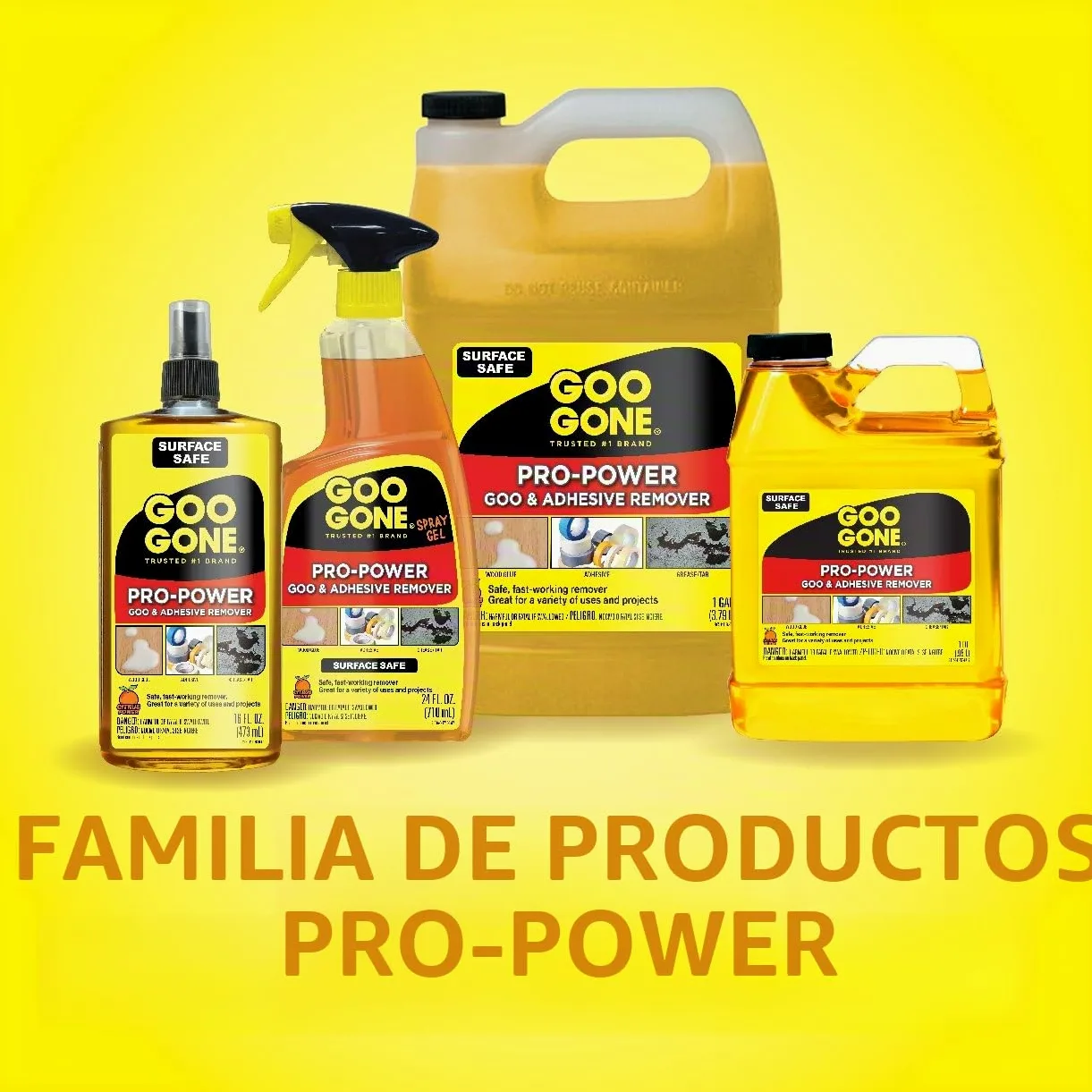 Goo Gone - Pro-Power - Limpiador eficaz, seguro para las superficies, sin olores agresivos. Se puede utilizar en herramientas y maquinaria. 236,6 ml