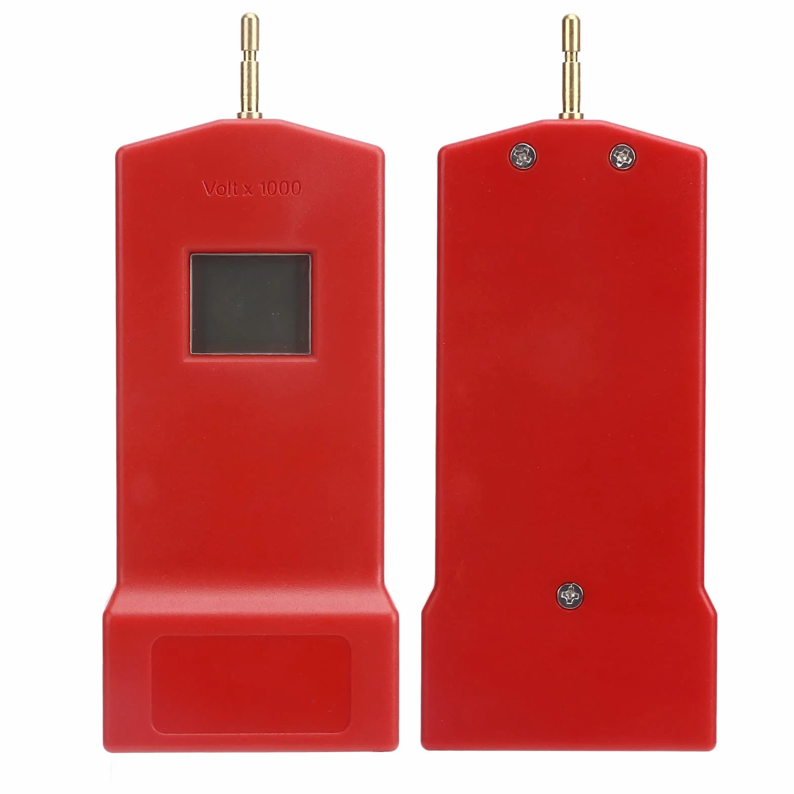 Probador de Vallas 15 X 6 X 2 Cm Probador de Vallas LCD Digital con Batería para Granjas (rojo)