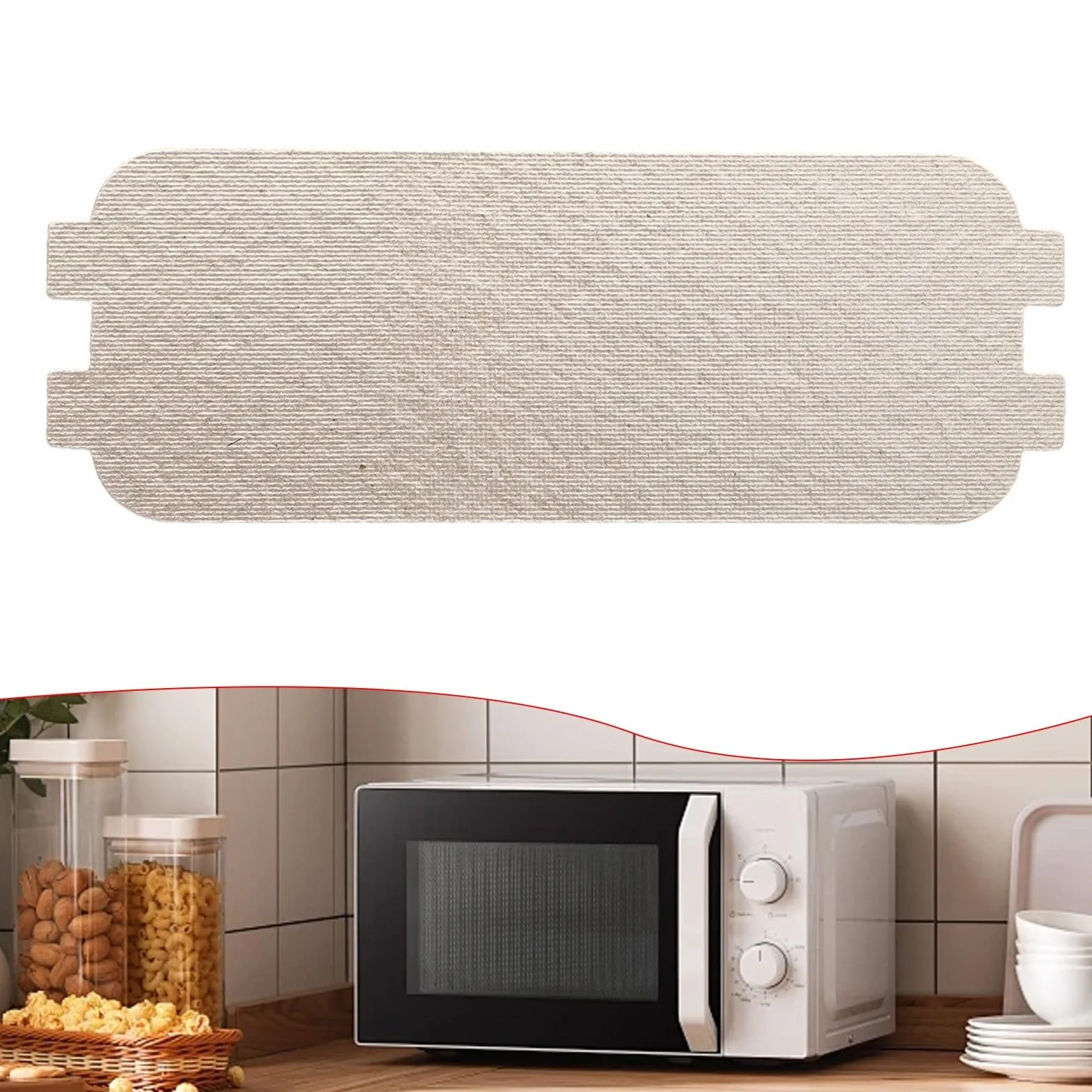 Placa de mica para horno microondas para Galanz, chapa de mica, guía de ondas, cubierta (12,6 x 4,6 cm)