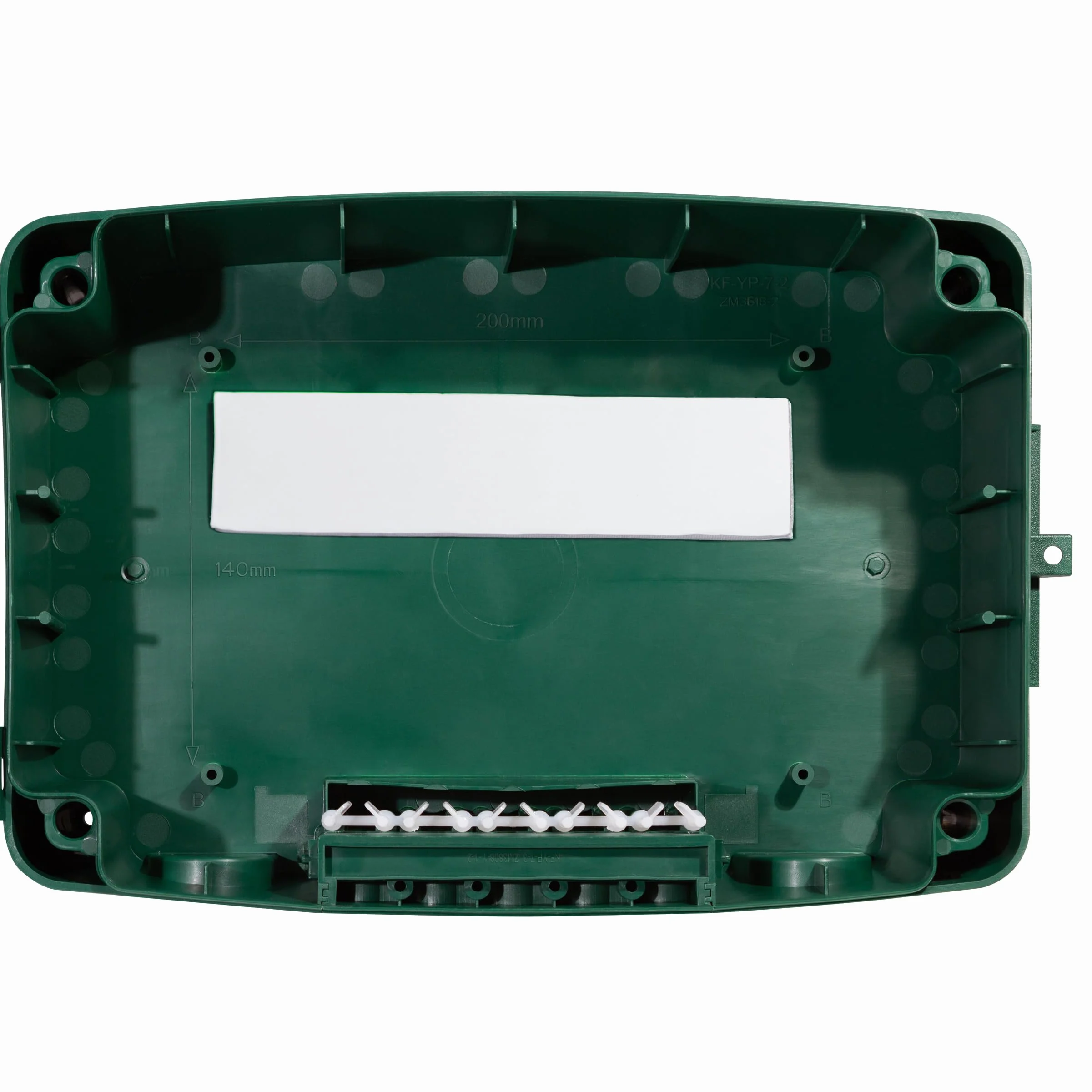 Logilink - Caja electrónica Resistente a la Intemperie para Uso en Exteriores en Verde con protección contra el Polvo y Salpicaduras (IP54), 32 x 21 x 11,5 cm