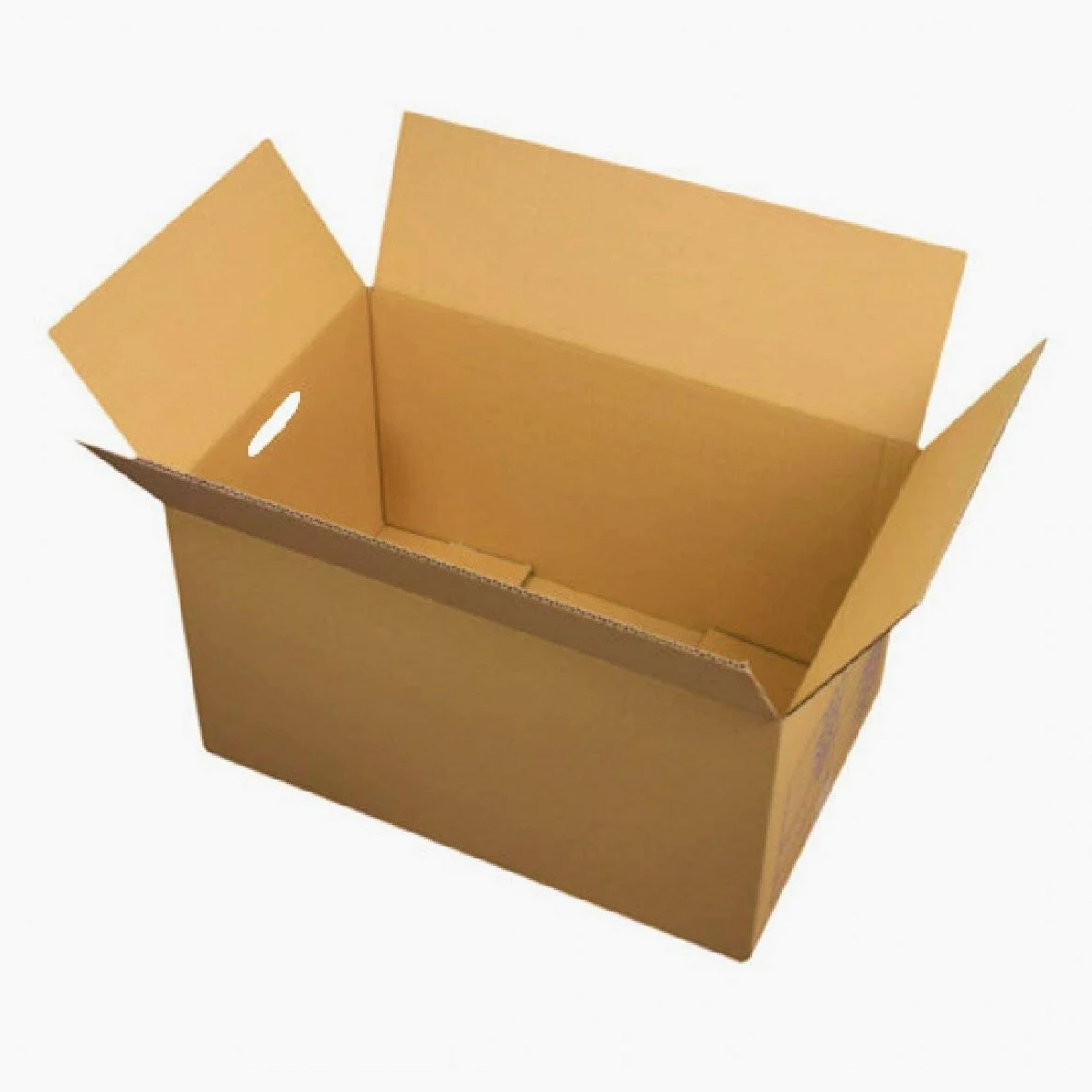 Lote de 20 cajas de cartón marrón de 55 x 35 x 30 cm para mudanza, envío o almacenamiento de cartón de alta resistencia de hasta 20 kg con asa integrada, aptas para el puerto de carga pesada.