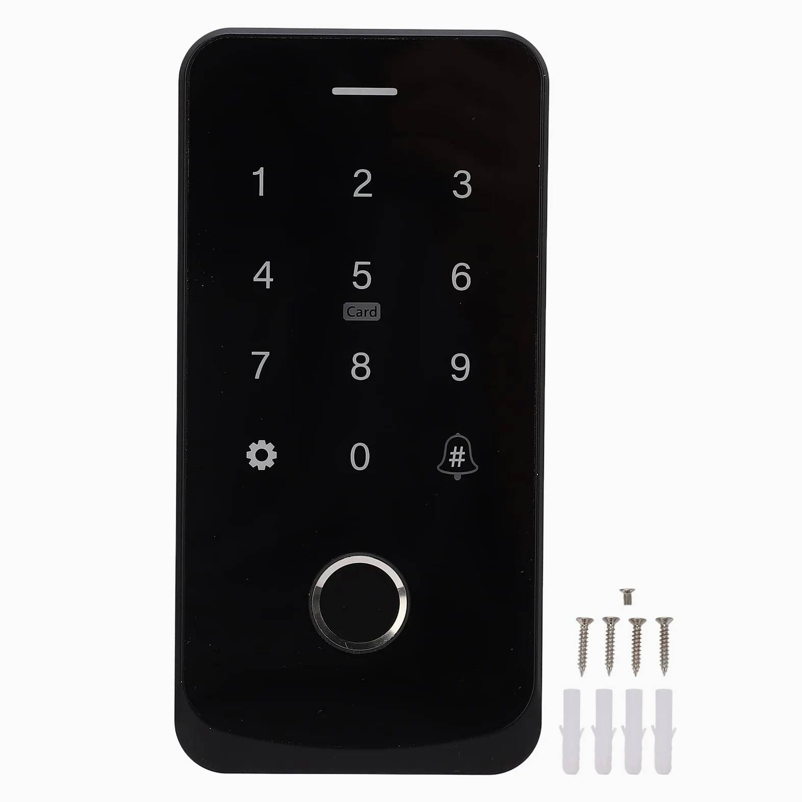Pilipane Sistema De Control De Acceso Al Aire Libre TF9, Sistema De Control con Tarjeta De Contraseña De Huella Digital, Sistema De Control De Acceso Impermeable con Aplicación NFC