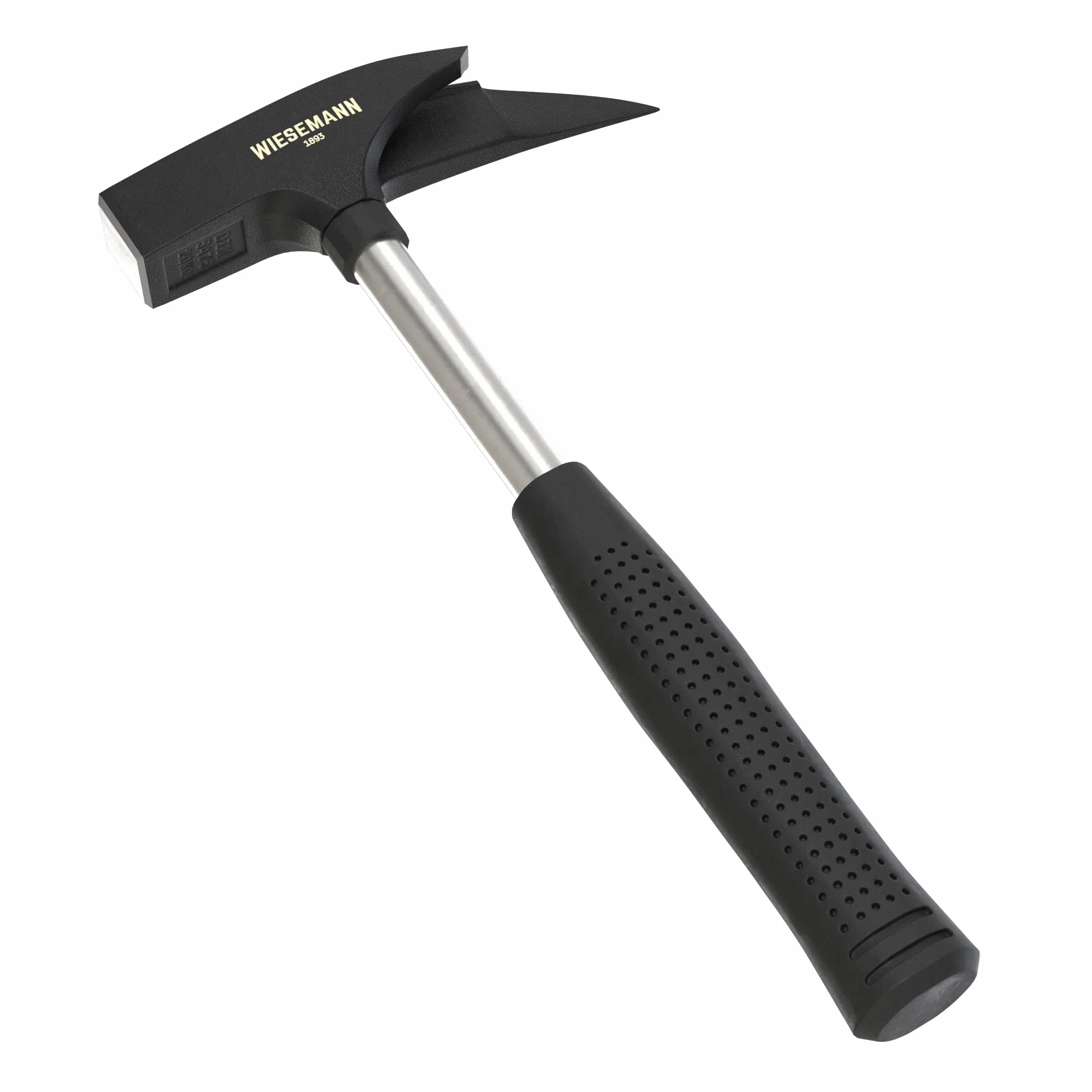Martillo sacaclavos de 600 g de acero especial con imán de la ENFORCE Serie de WIESEMANN 1893 | Empuñadura rugosa de acero | 80577
