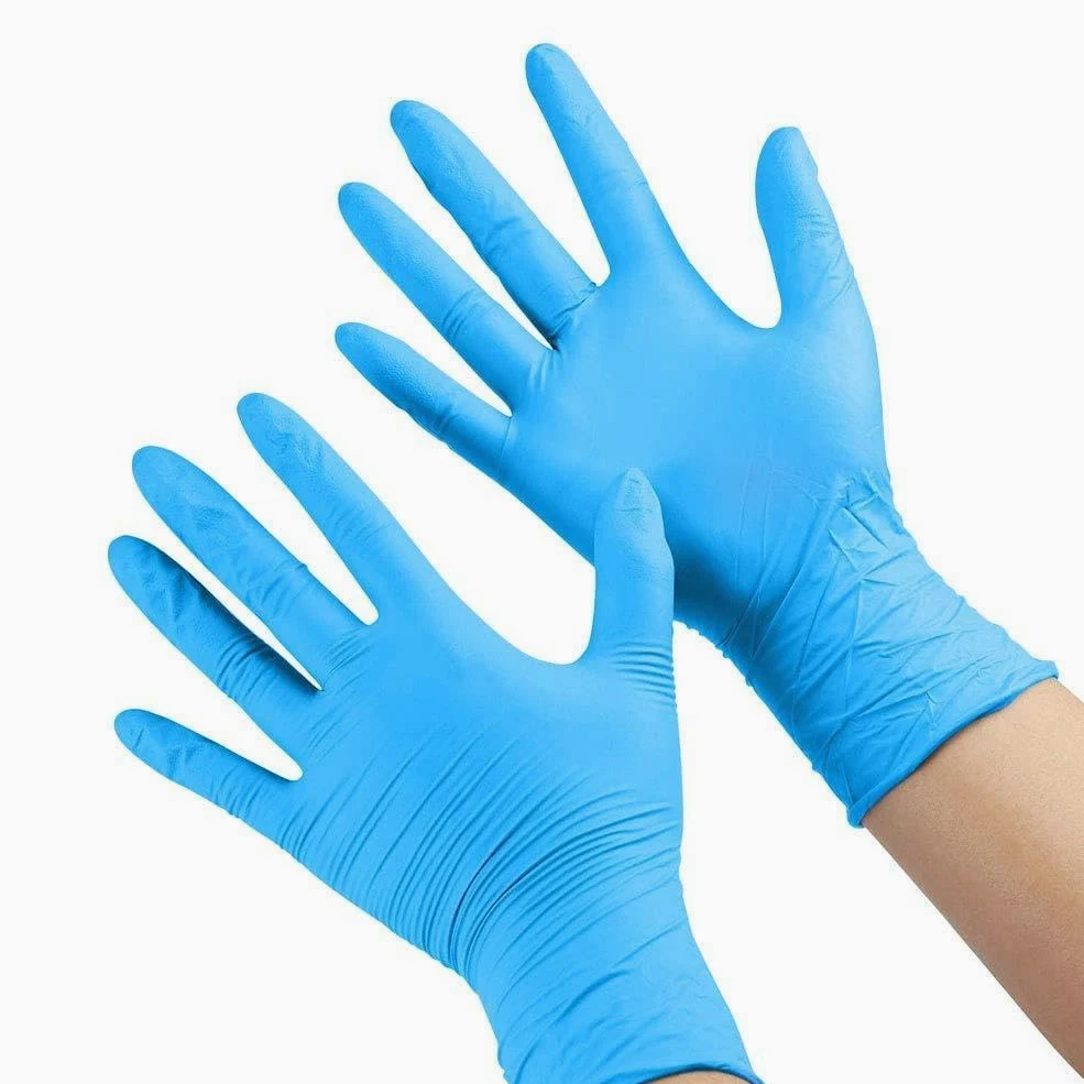 Luyao 100 Piezas de Guantes Desechables para Niños, Guantes de Nitrilo para 4-12 Años - sin Látex, sin Polvo - para Manualidades, Pintura, Jardinería, Cocina, Limpieza (XS)- Color Aleatorio