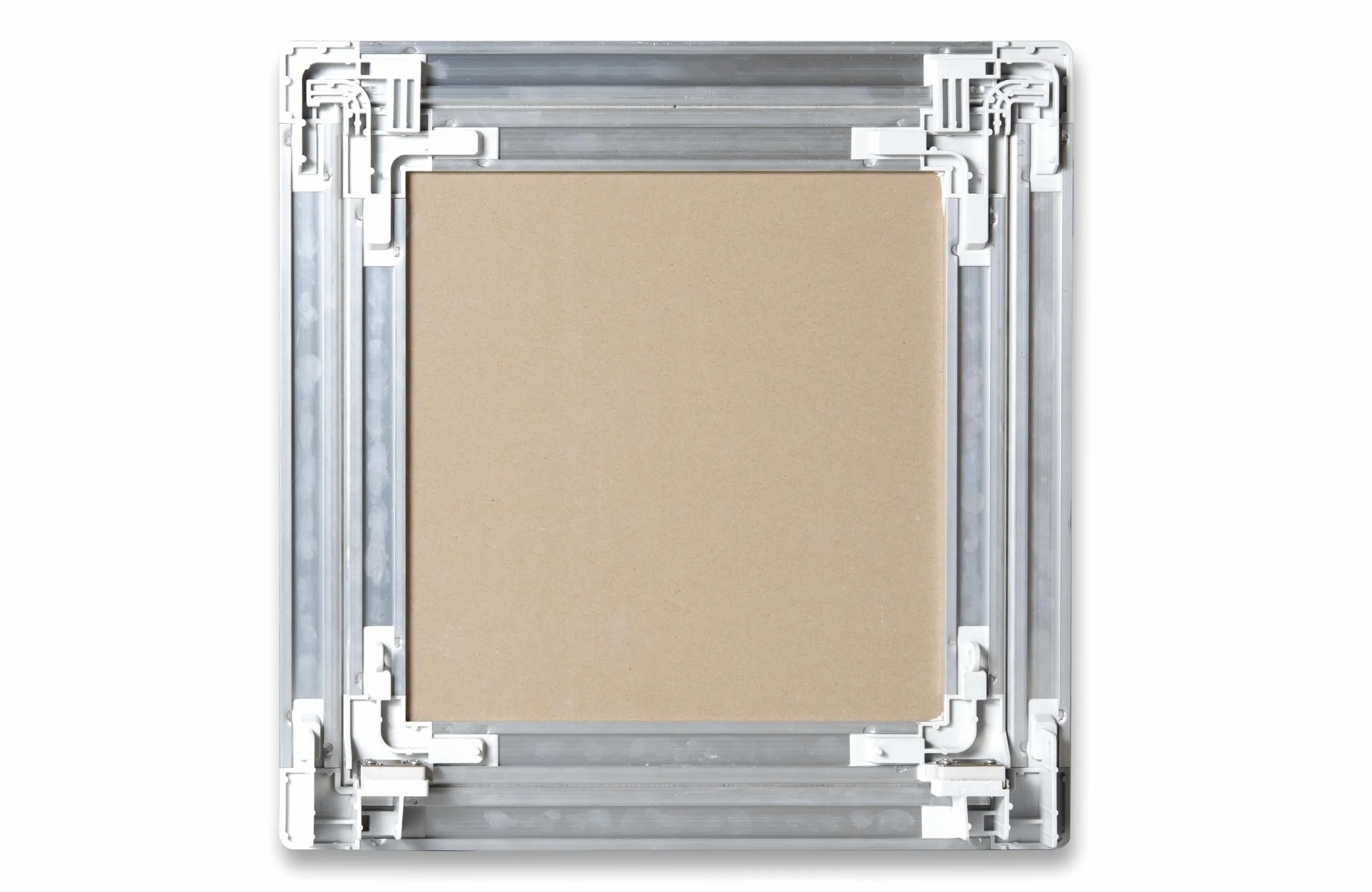 Trampilla de pladur para inspección de falso techo DOR IKA PLACA 13 mm - 1 PZ - 90 x 100 cm Marco de aluminio natural junta y puerta de cartón yeso NAMCP04065BD