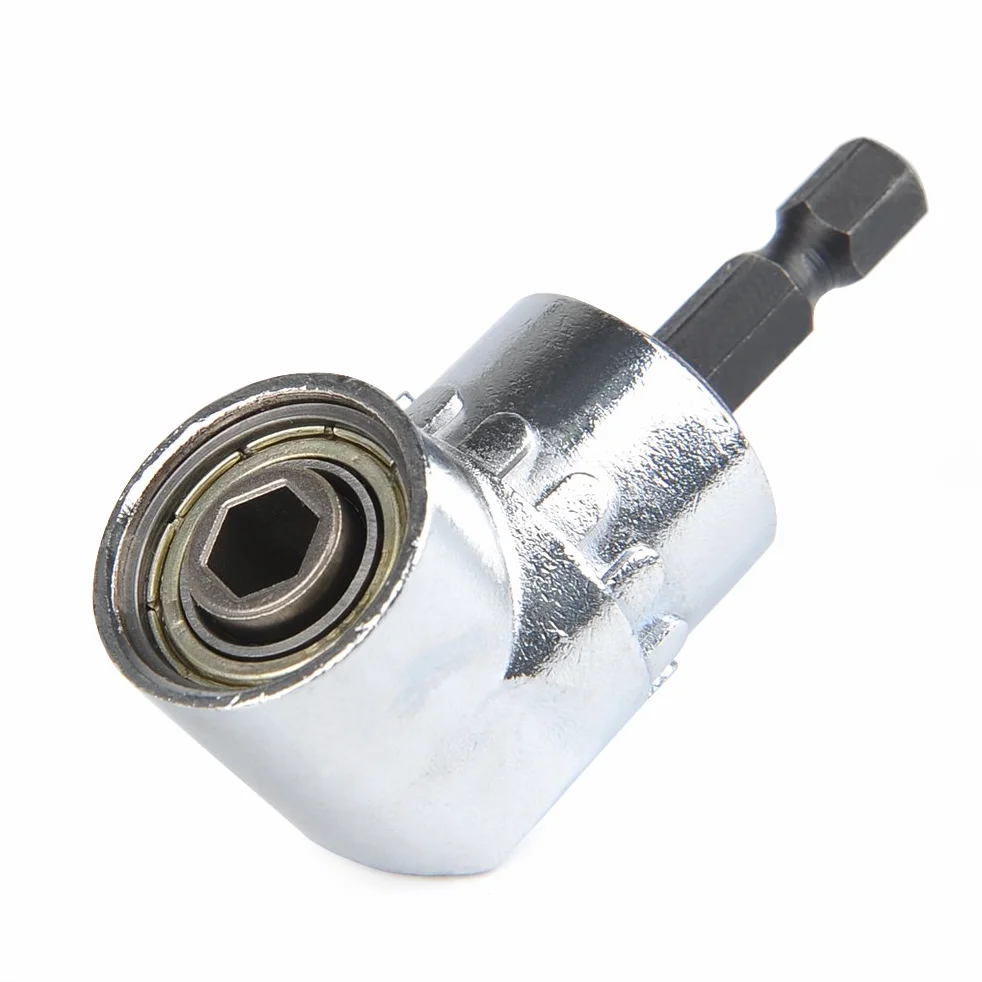 TIMESETL Taladro de Angulo Adaptador de Destornillador Adaptador de ángulo 105 Grados para Broca, Punta Flexible Magnetica Atornillador Angulares Magneticos para Atornillador, 6,35MM