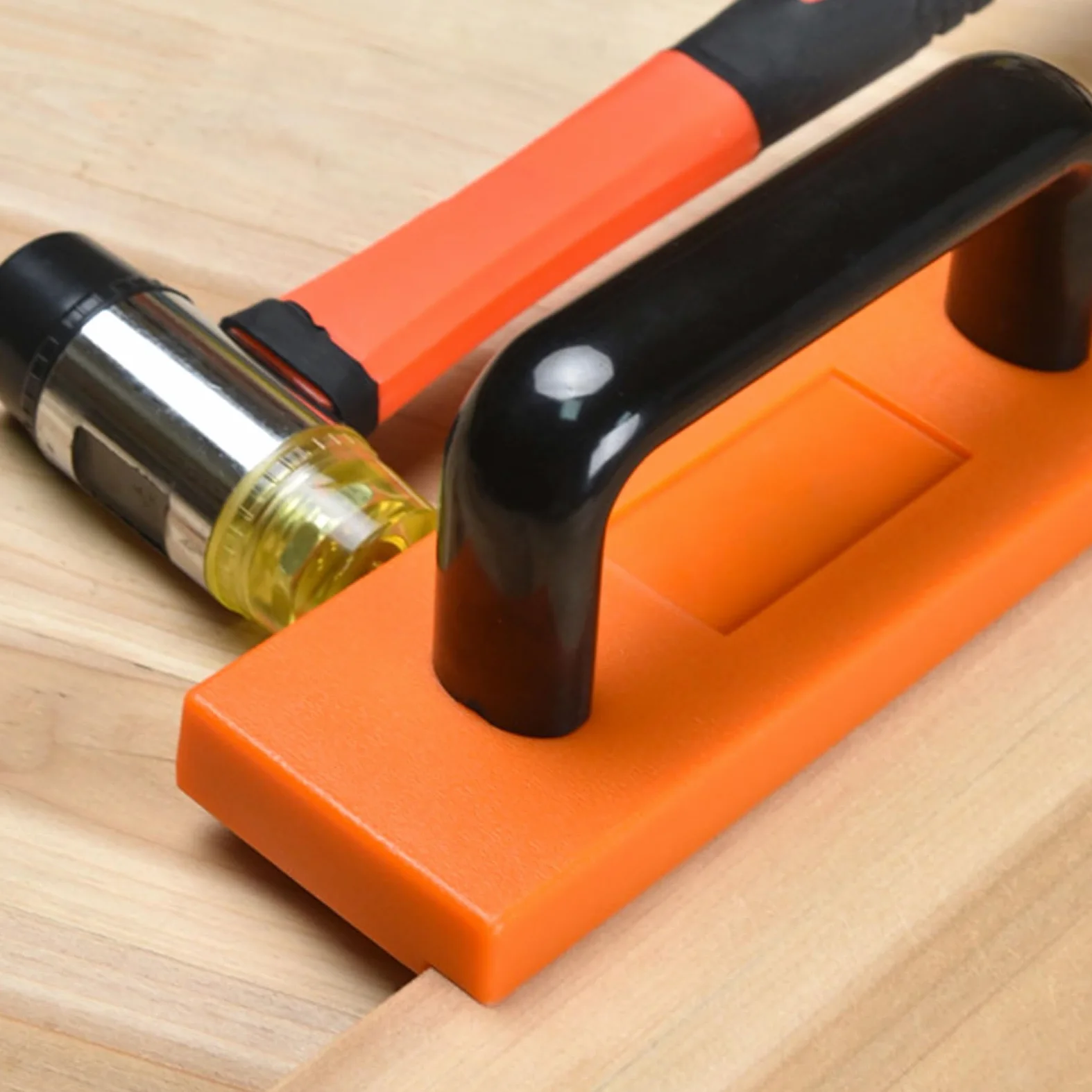 Herramienta de suelo laminado resistente, bloque de roscado para tablones, espaciadores de varilla de tracción pesada, mazos de montaje de suelo