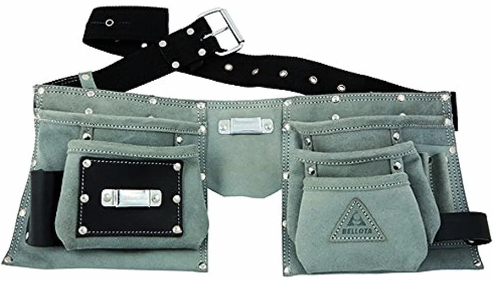 Bellota 51320 - Cinturón portaherramientas con bolsa para instaladores, Standard, 23 x 34 cm