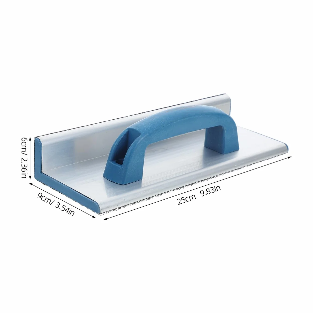 HOMSFOU Soporte De Papel De Lija Con Mango Marco Autoadhesivo Para Lijado De Esquinas Y Paredes Herramienta Manual Para Superficies Planas Y Contorneadas 2 Piezas 9.84X3.54X2.36 Pulgadas
