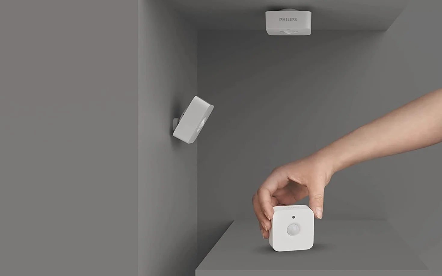 Philips Hue Sensor de Movimiento Accesorio Bombillas Inteligentes Compatible Alexa Google Home