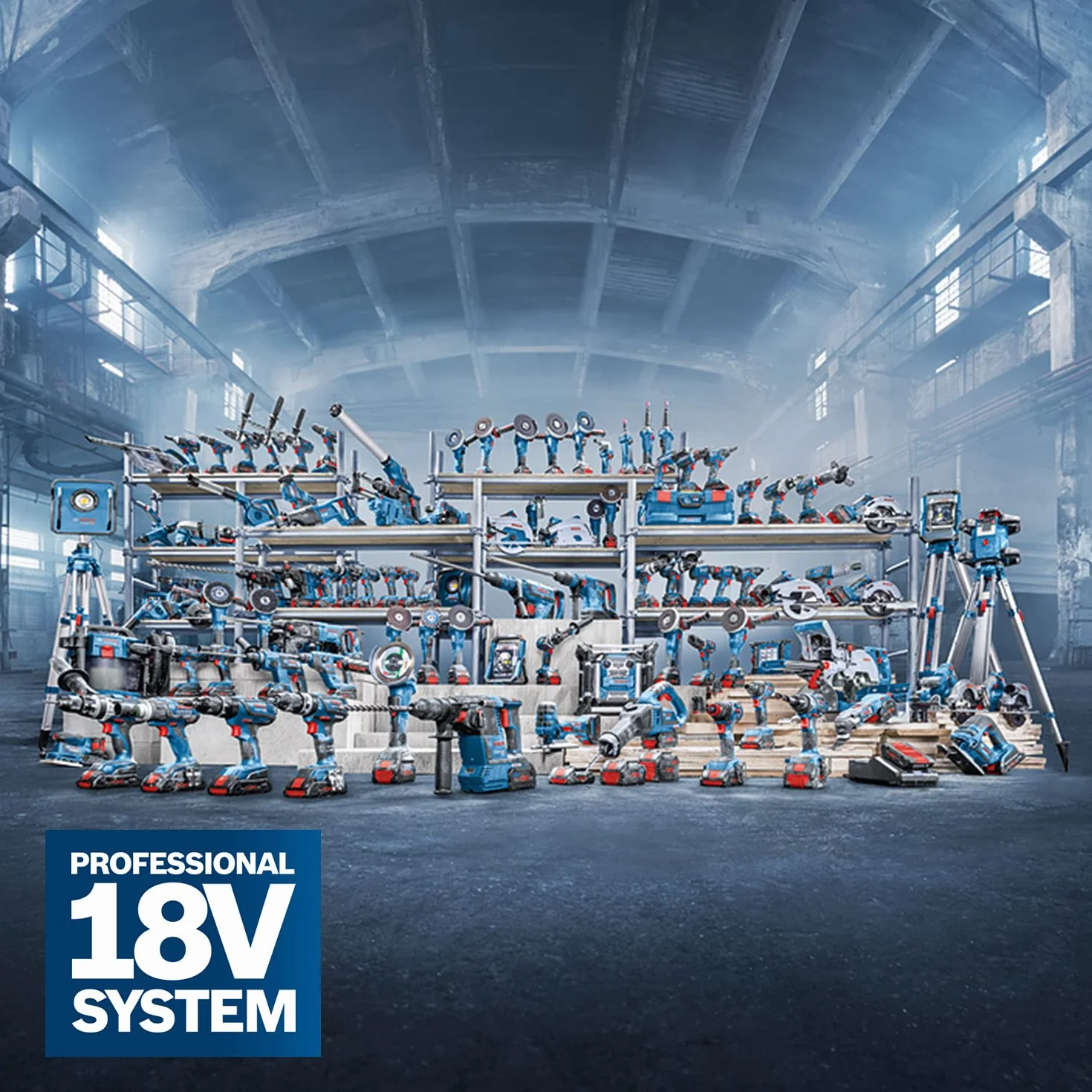 Bosch Professional 18V System cizalla a batería GSC 18V-16 E (potencia 700 W, ancho agarre 156 mm, tecnología motor sin escobillas, incl. 2 baterías 4.0Ah ProCORE, cargador rápido GAL 18V-40, L-BOXX)